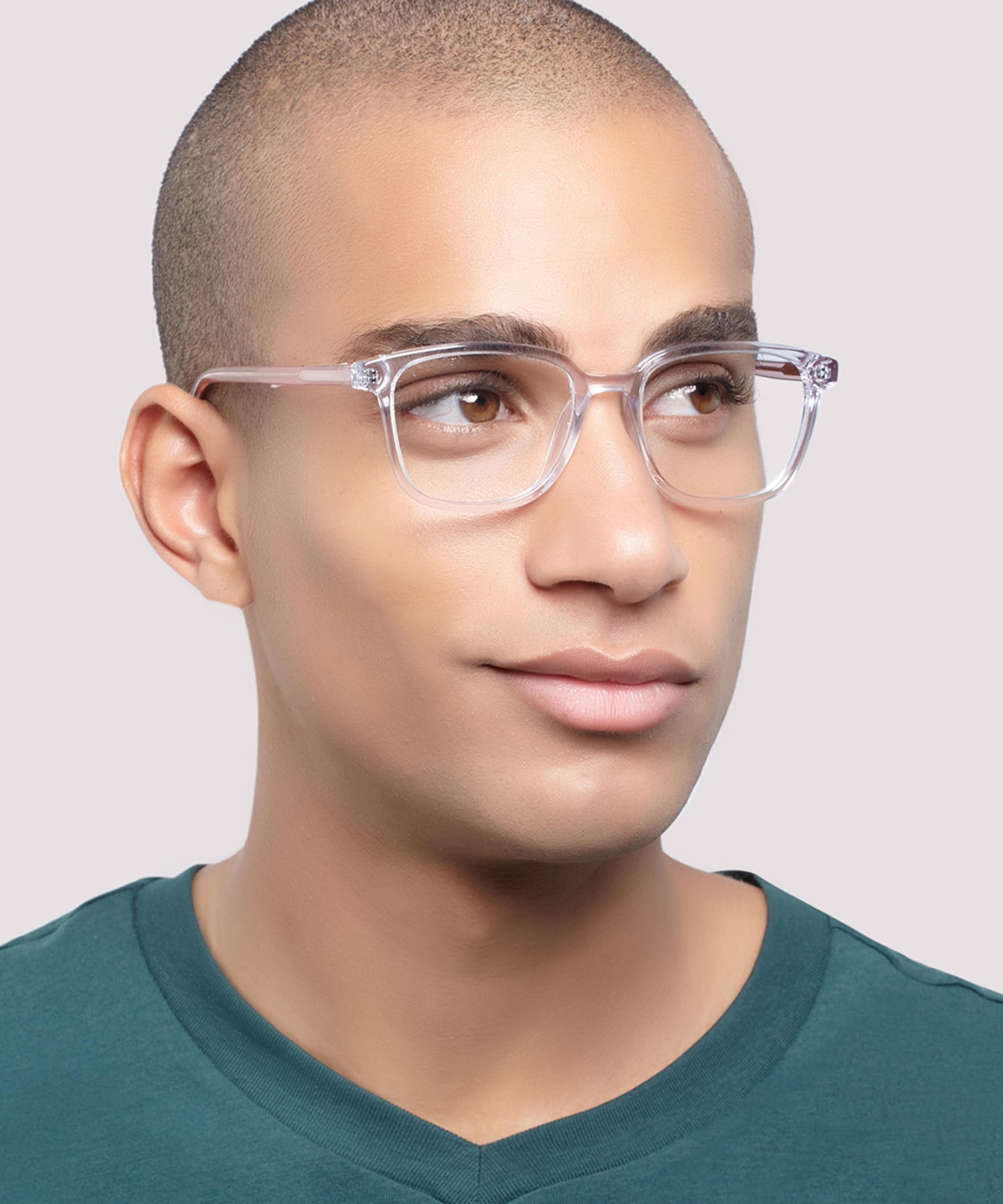 Cooper Clear Crystal PlasticEyeglass Frames for Men for Glasses Direct
