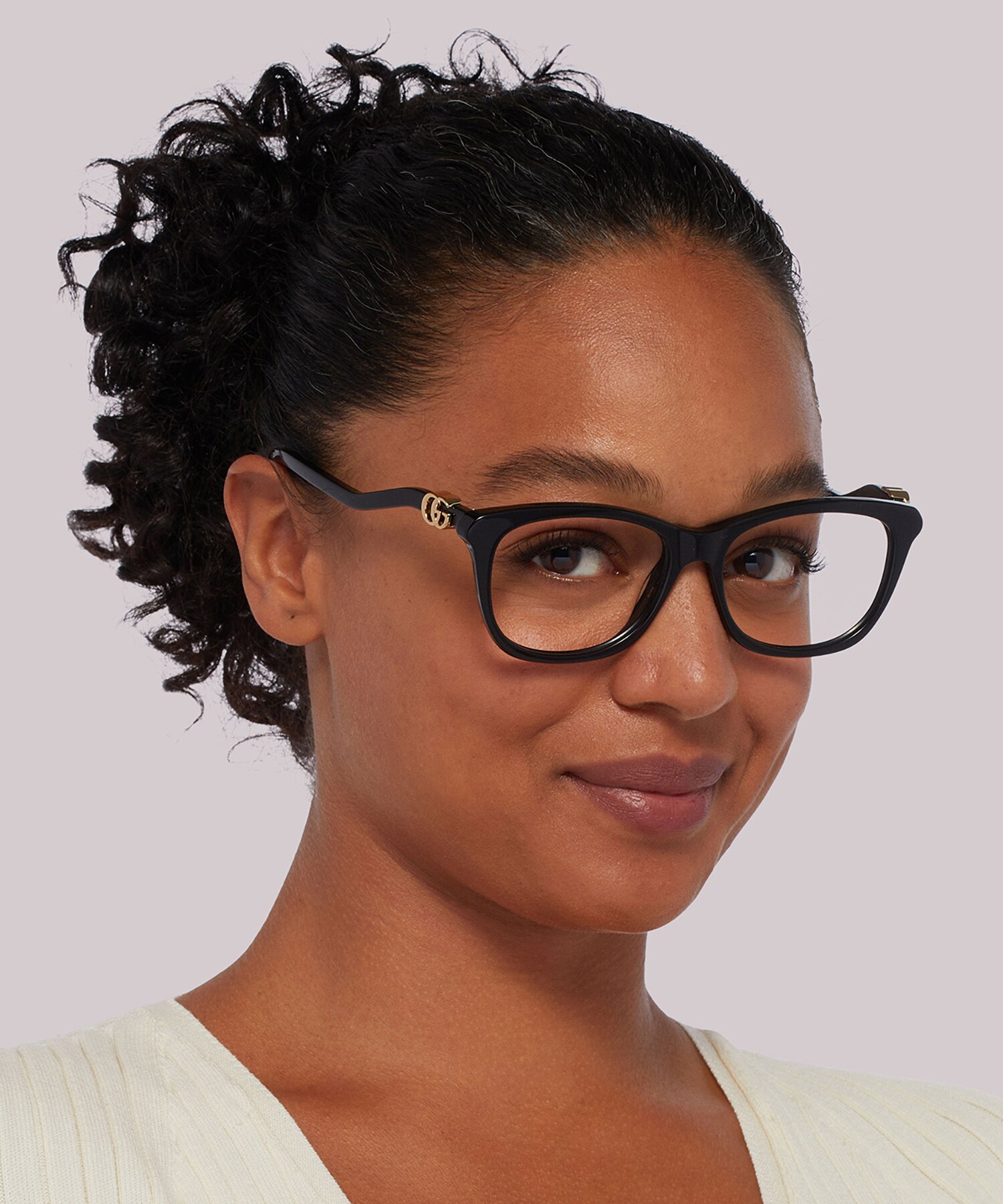 GG1012O Black AcetateEyeglass Frames for Women for Glasses Direct