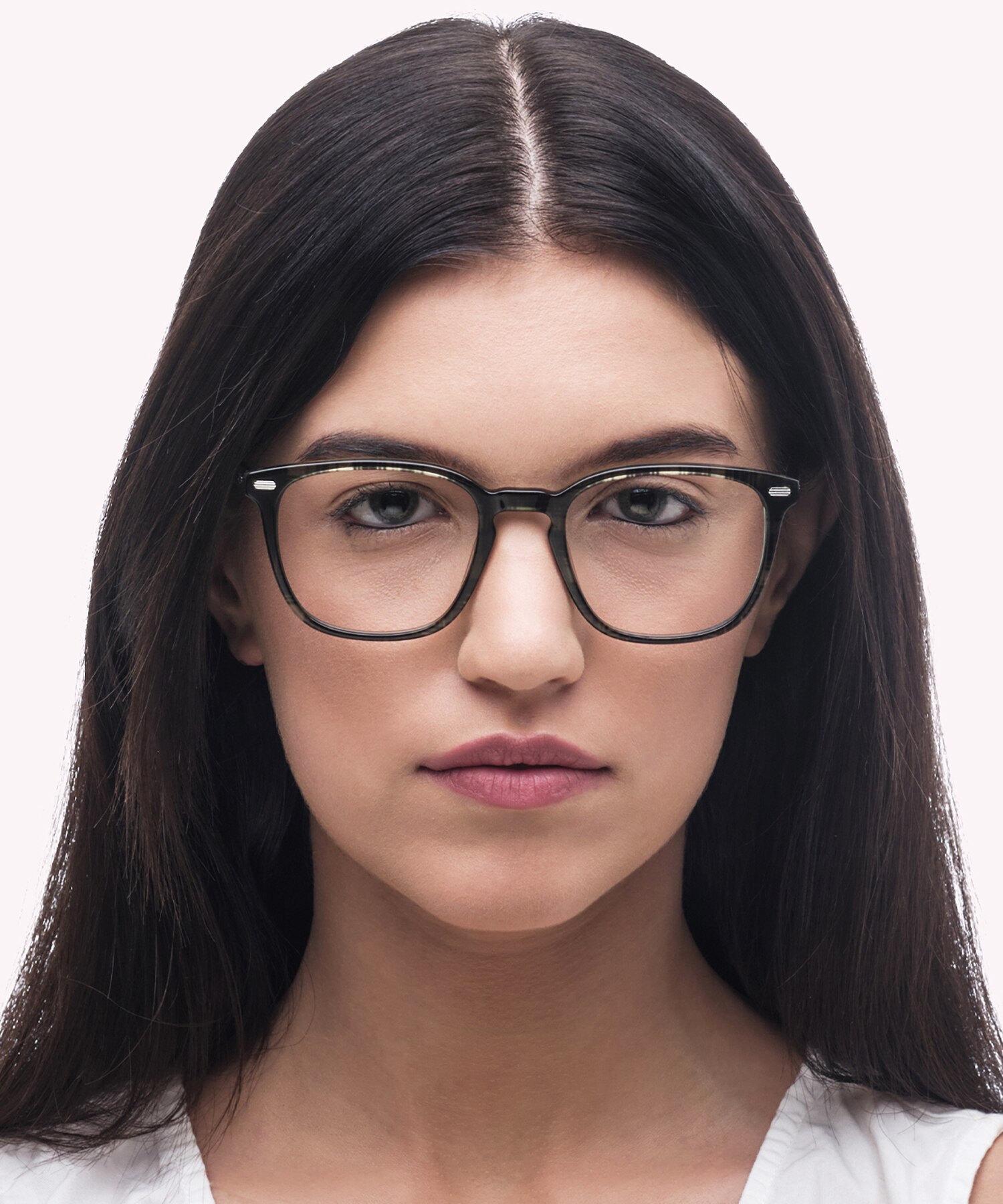 Harlesden Crystal Green Tartan AcetateEyeglass Frames for Women for Glasses Direct
