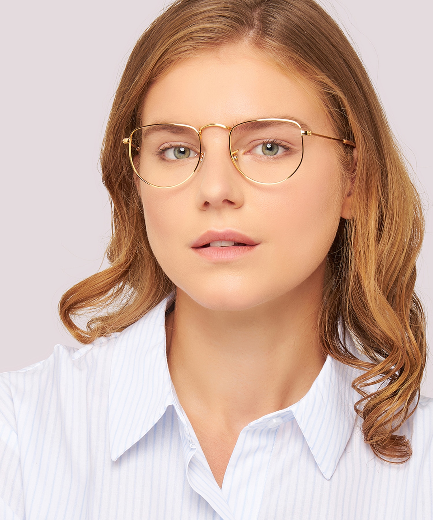 RB3958V Gold MetalEyeglass Frames for Women for Glasses Direct