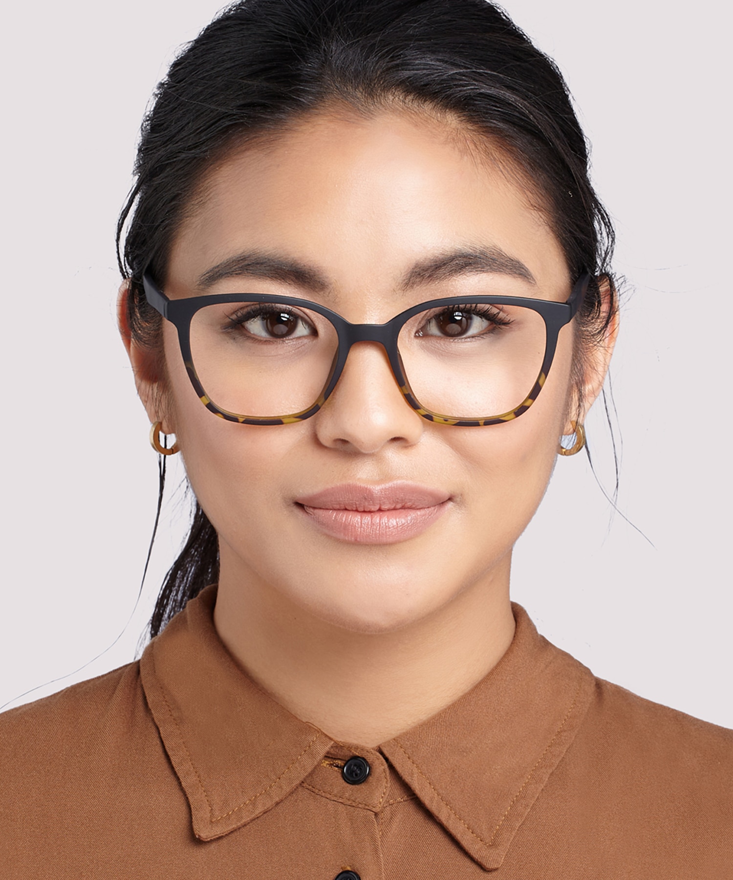 Bentley Matte Gradient Black PlasticEyeglass Frames for Women for Glasses Direct