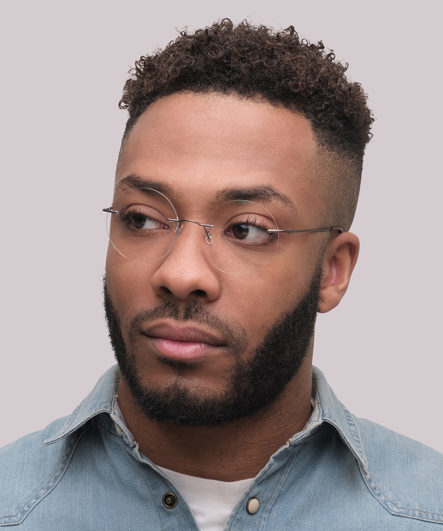 Ira Matte Grey MetalEyeglass Frames for Men for Glasses Direct