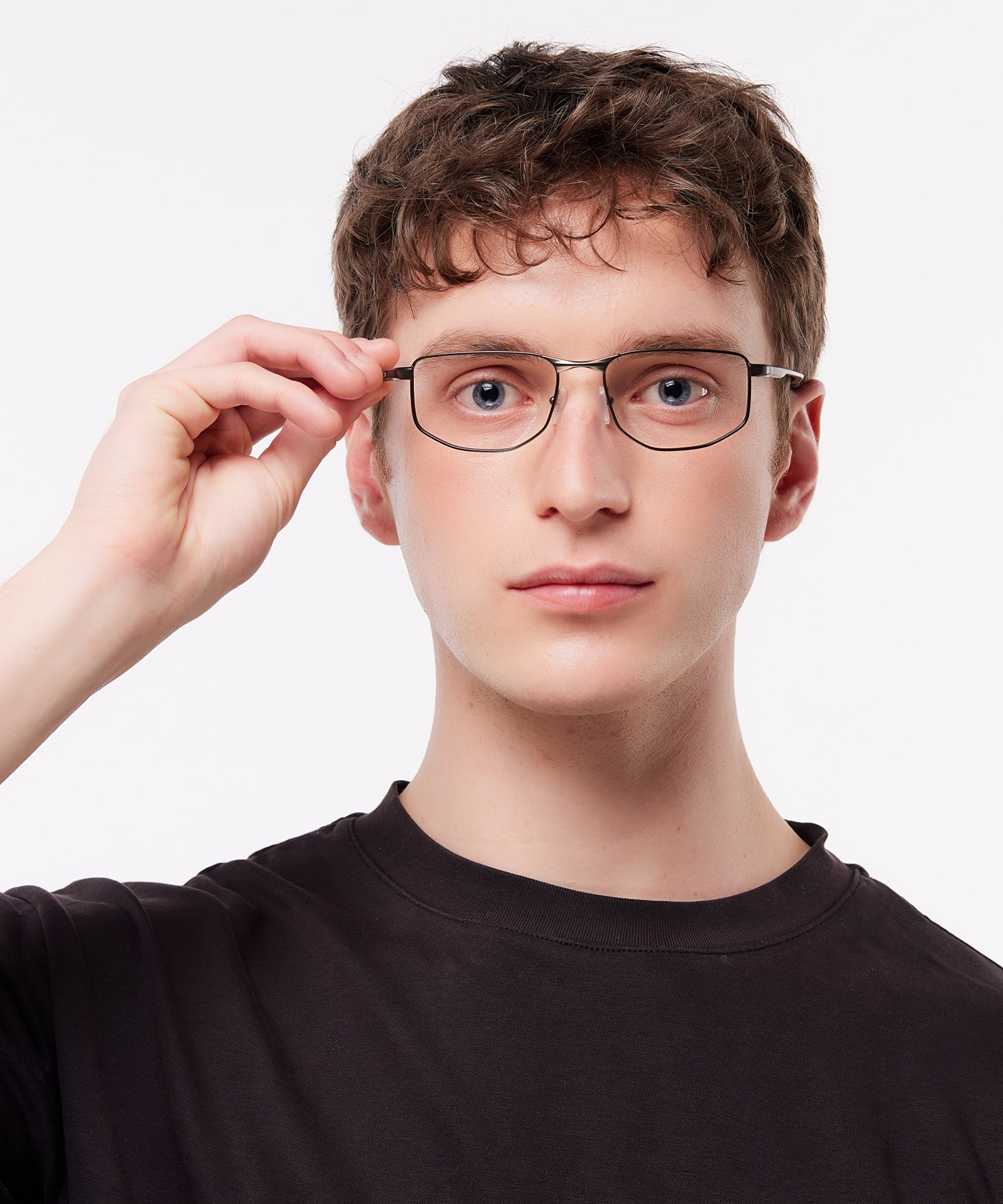 Addams Pewter MetalEyeglass Frames for Men for Glasses Direct