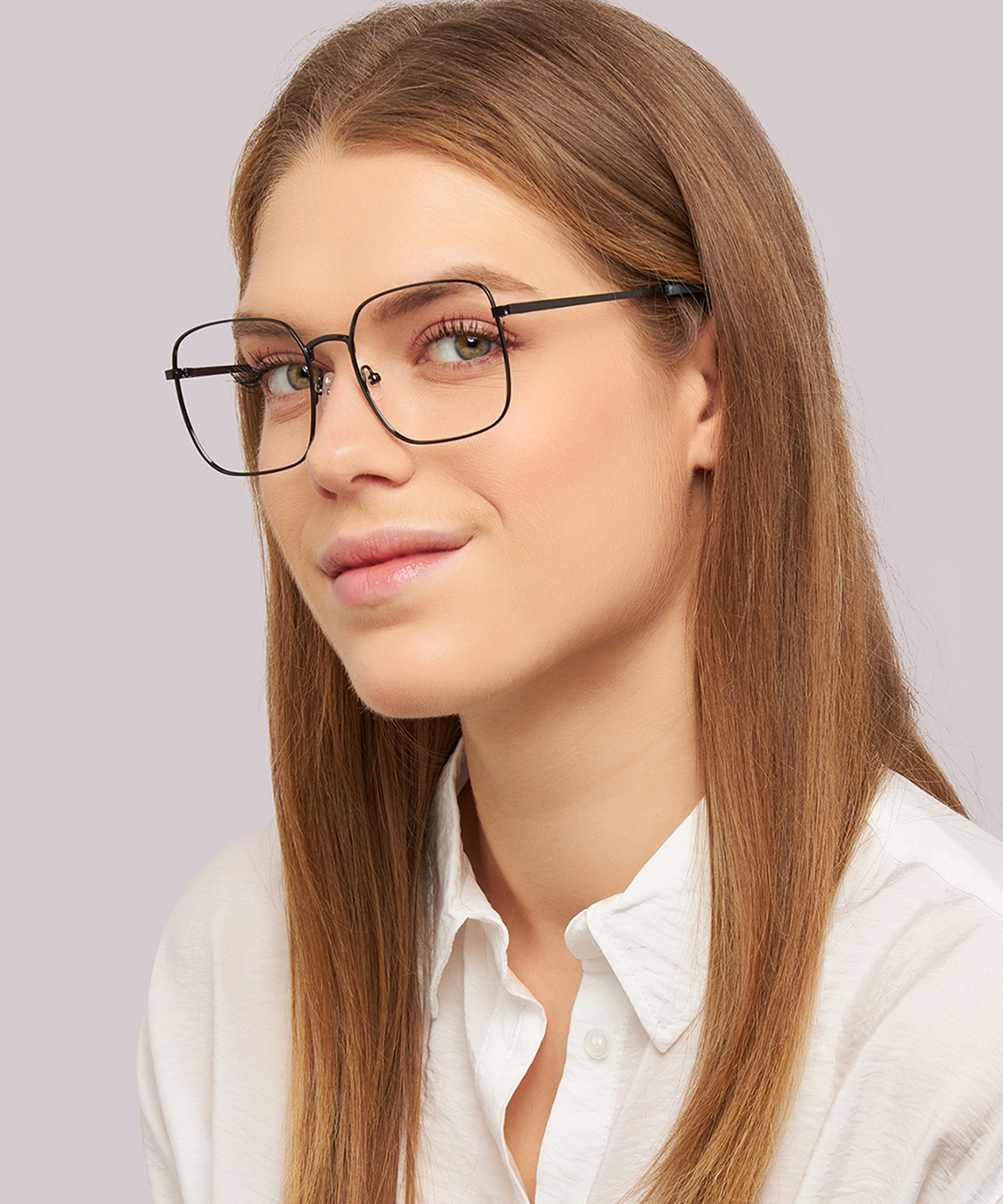 Dalia Black MetalEyeglass Frames for Women for Glasses Direct