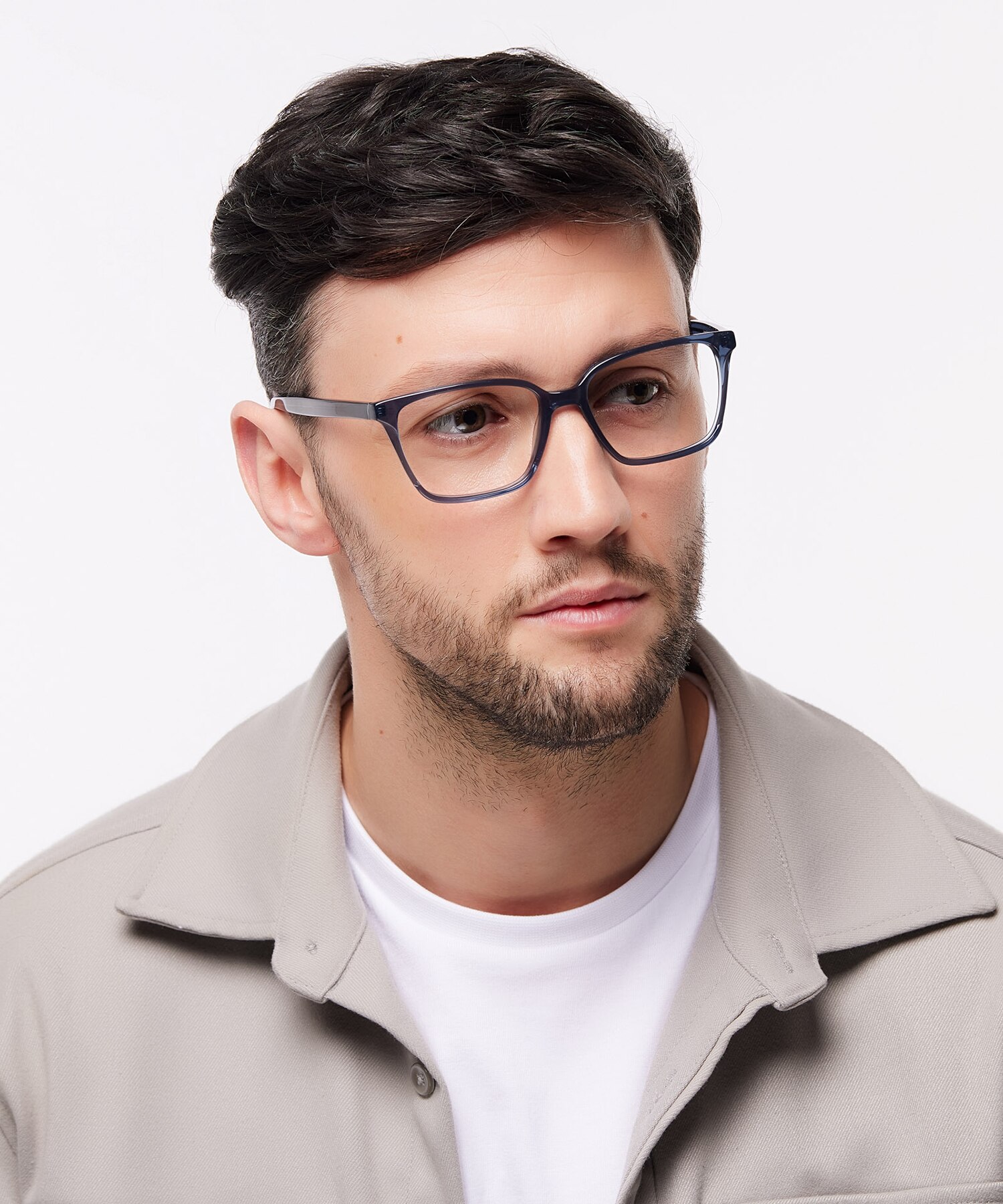 Juniper Blue Grey AcetateEyeglass Frames for Men for Glasses Direct