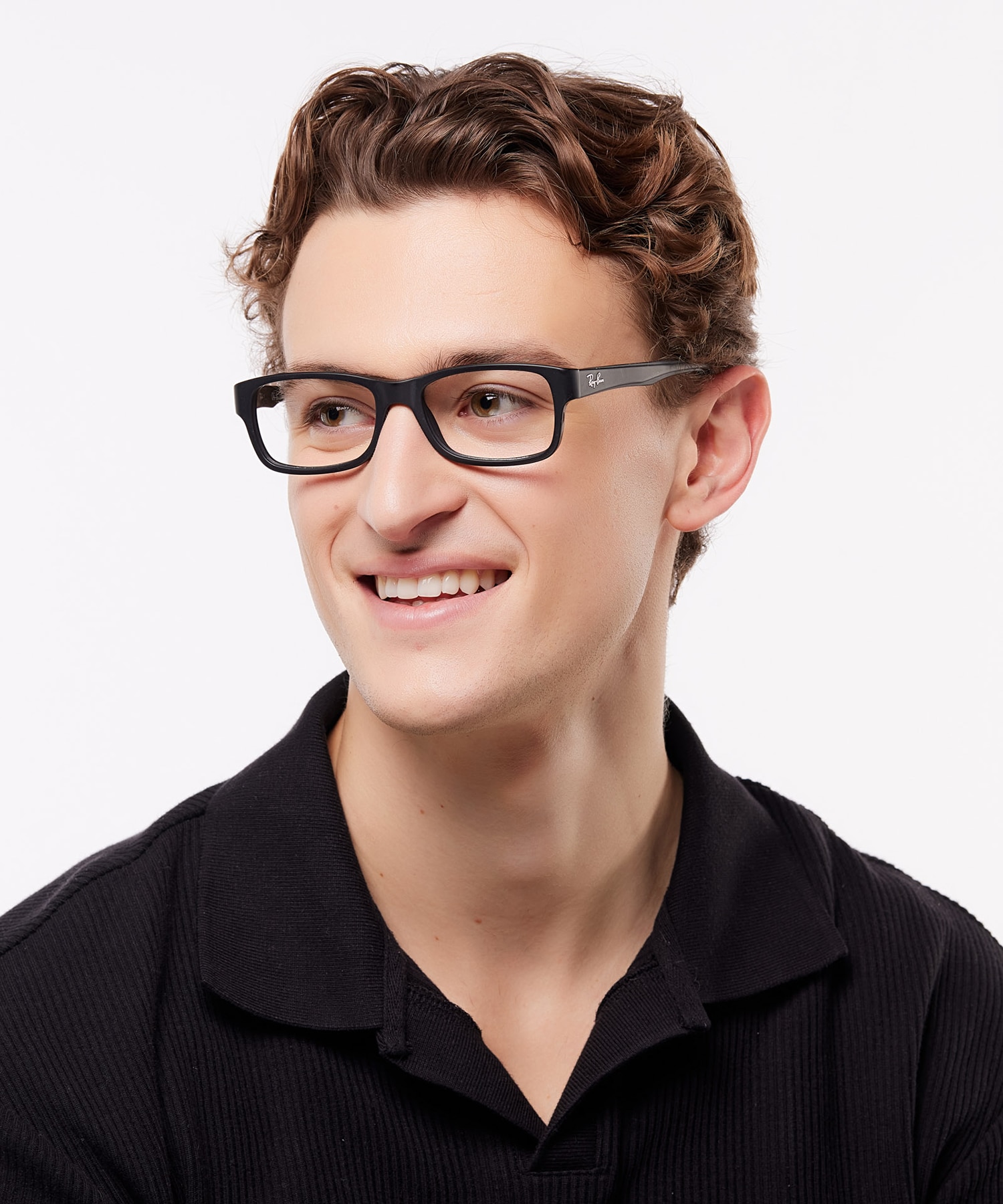 RB5268 Black AcetateEyeglass Frames for Men for Glasses Direct