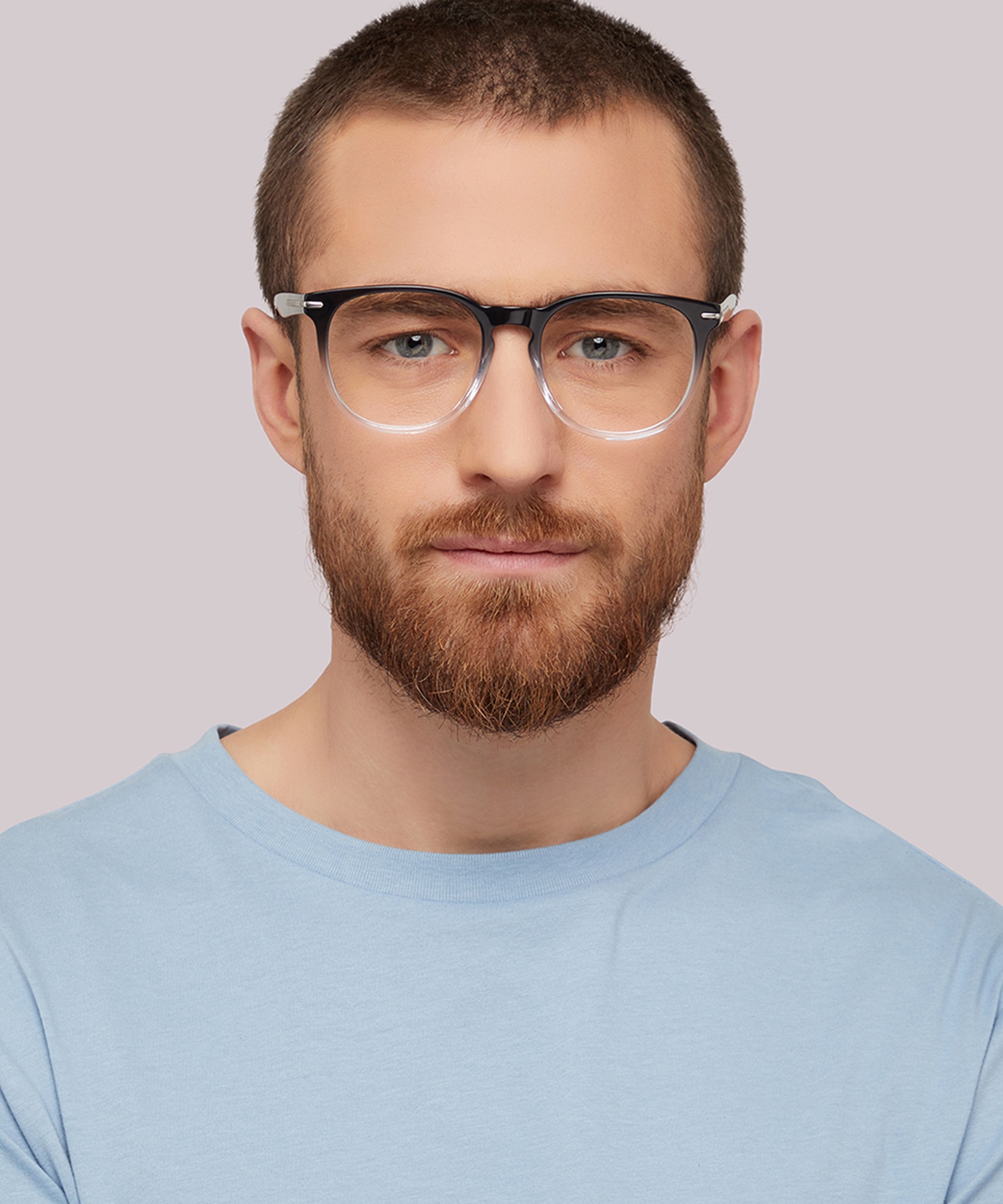Epping Gradient Black Crystal AcetateEyeglass Frames for Men for Glasses Direct
