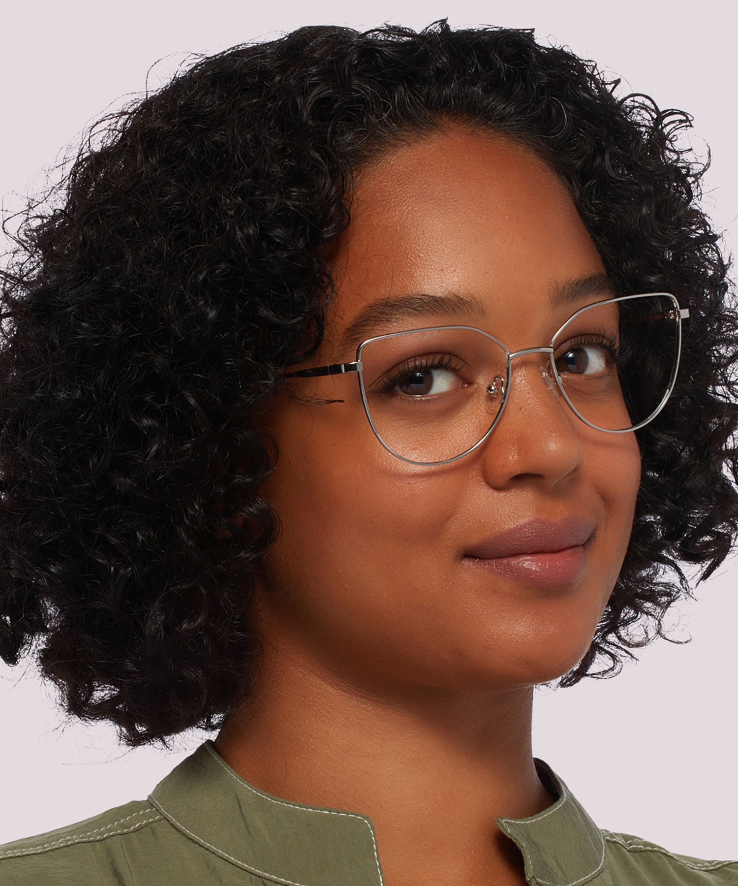 Fern Silver MetalEyeglass Frames for Women for Glasses Direct
