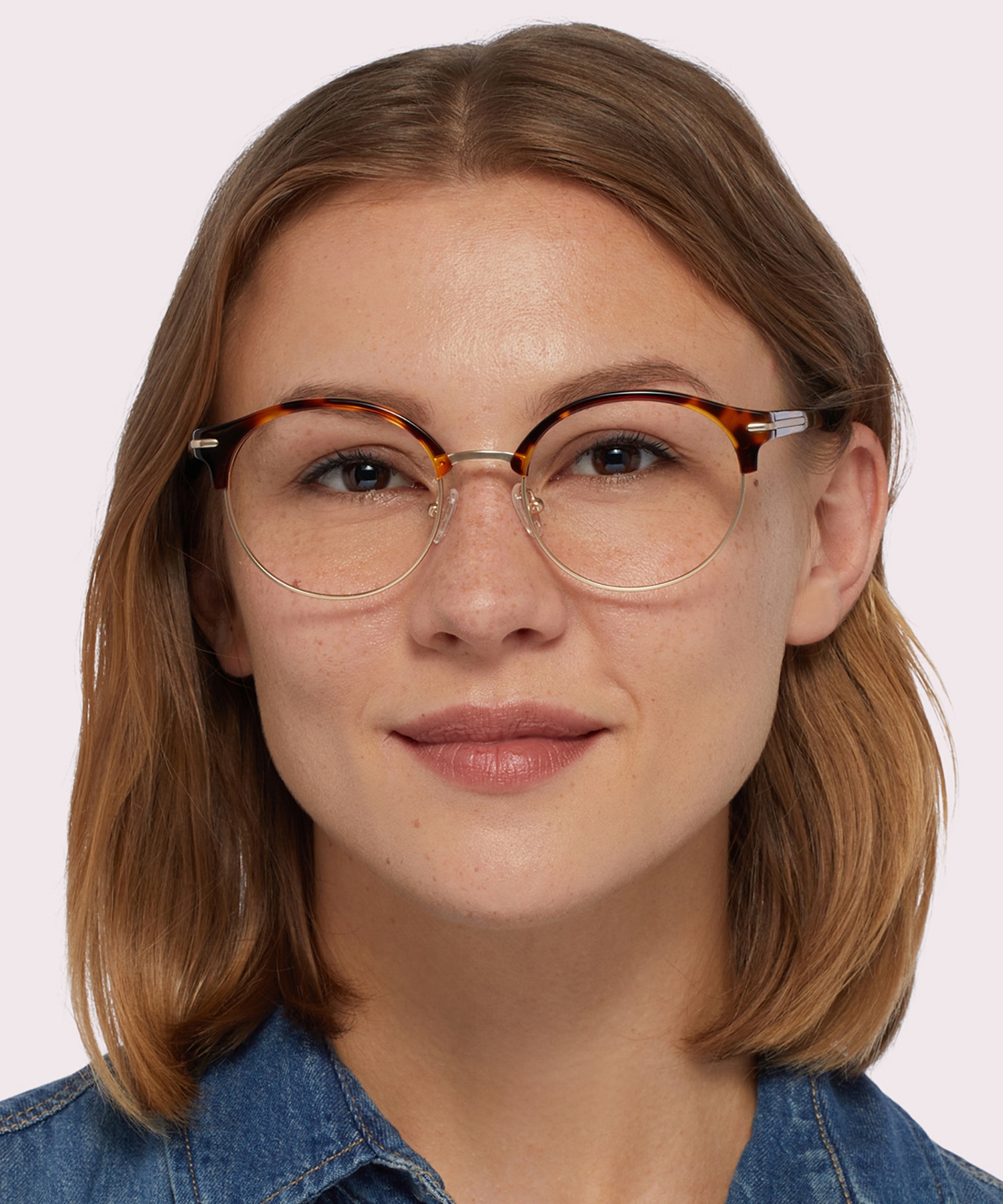 Fulwell Havana MetalEyeglass Frames for Women for Glasses Direct