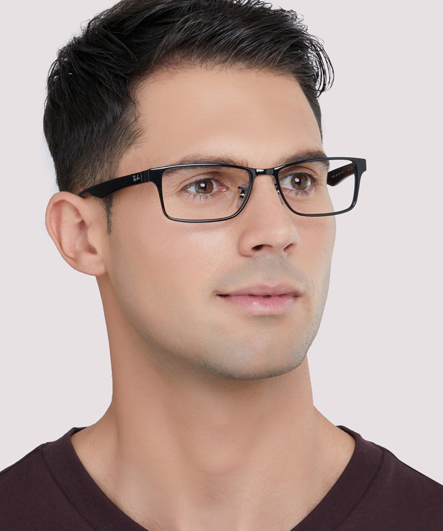 RB6238 Black MetalEyeglass Frames for Men for Glasses Direct