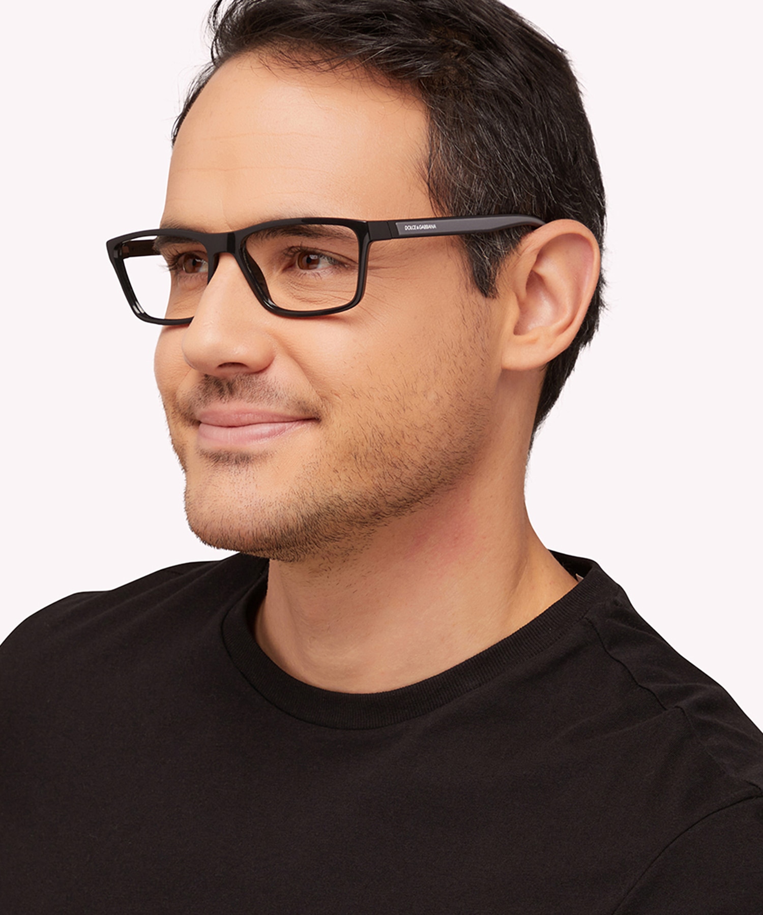 DG5072 Black PlasticEyeglass Frames for Men for Glasses Direct