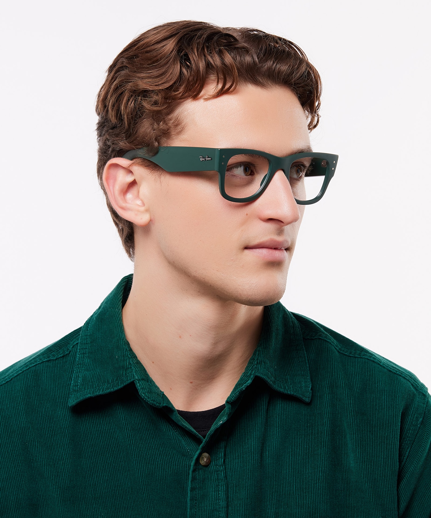 RB7840V Sand Green PlasticEyeglass Frames for Men for Glasses Direct