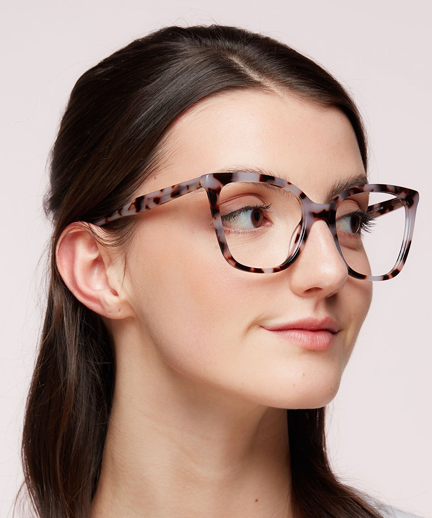 Jasmine Milky Havana Purple AcetateEyeglass Frames for Women for Glasses Direct