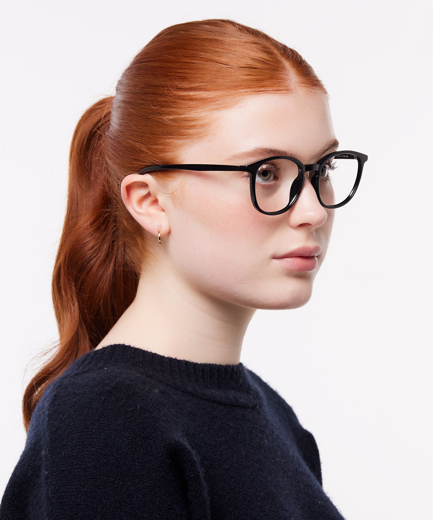 Kinsley Black PlasticEyeglass Frames for Women for Glasses Direct