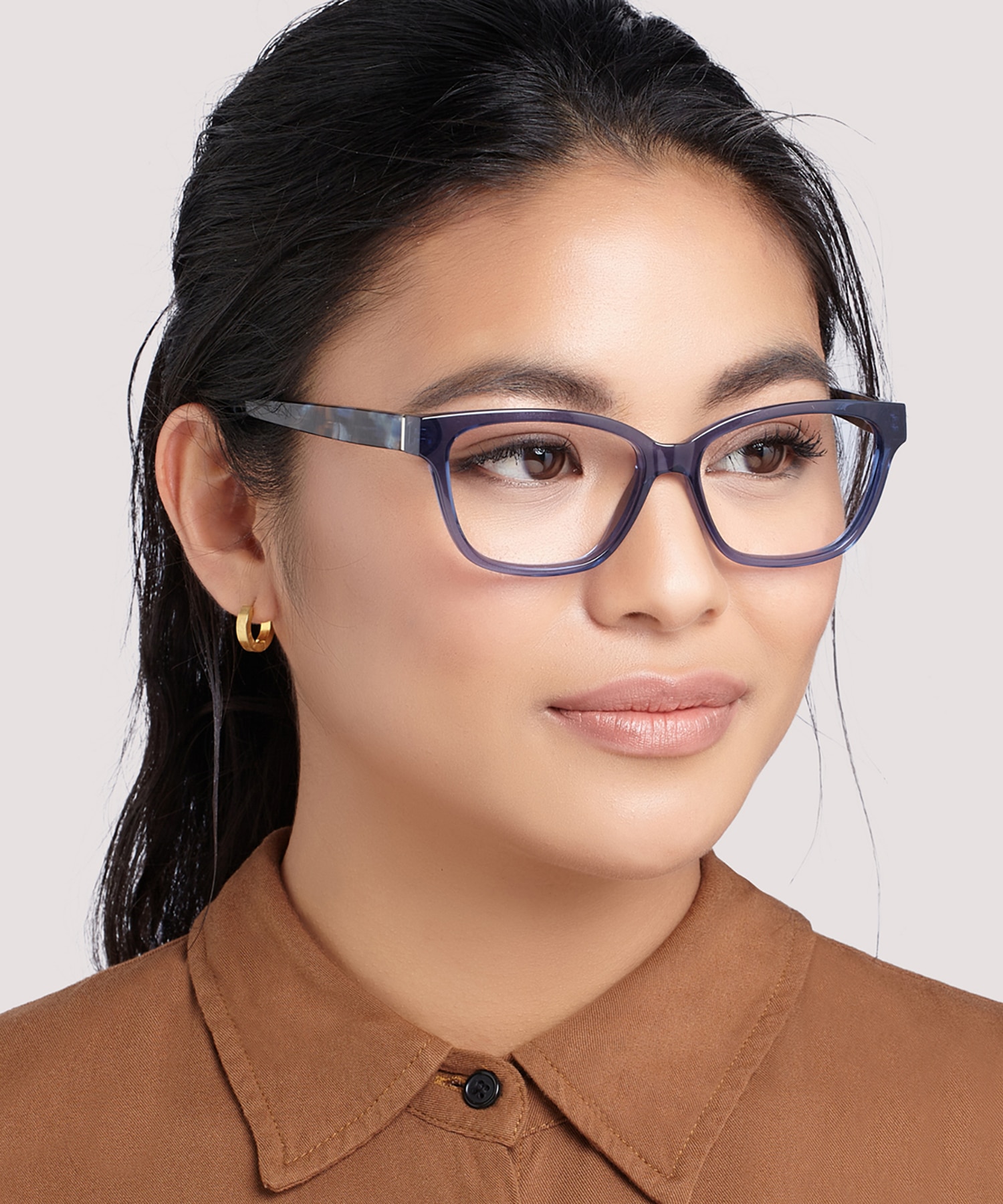 Clara Blue AcetateEyeglass Frames for Women for Glasses Direct