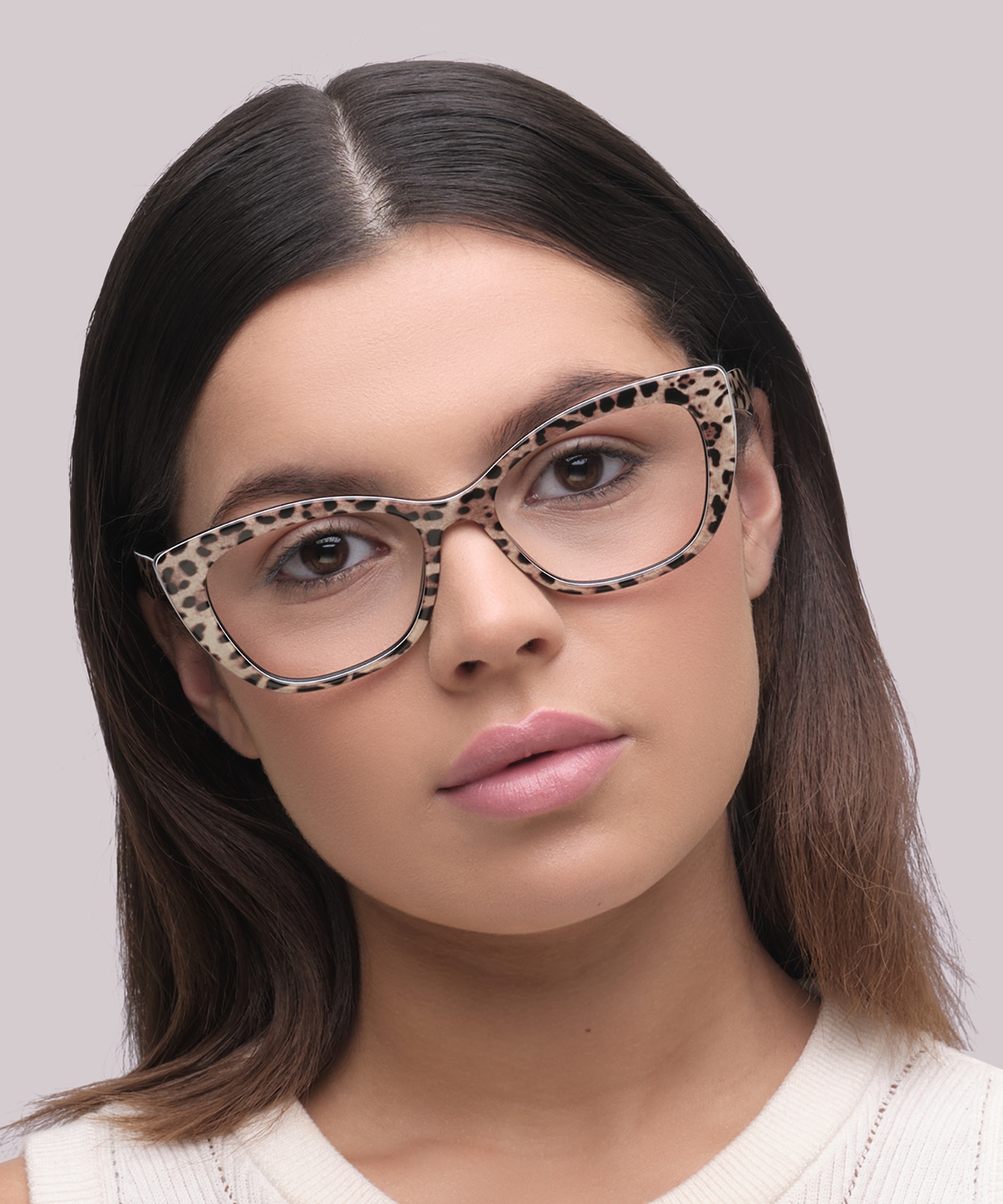 DG3360 Leo Brown & Black AcetateEyeglass Frames for Women for Glasses Direct