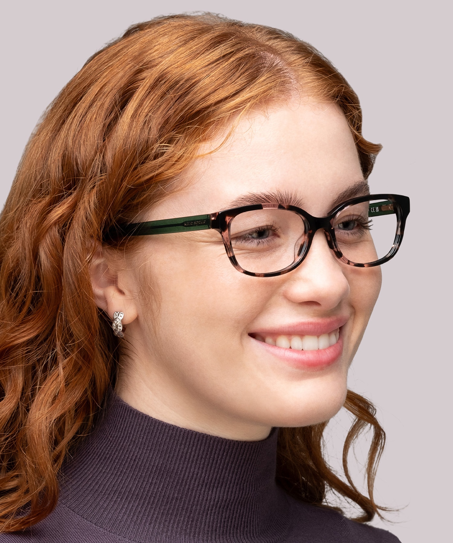 Violette K3 Tortoise Green AcetateEyeglass Frames for Women for Glasses Direct