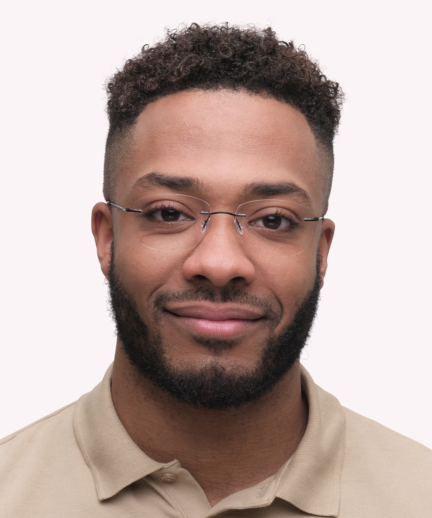 Clover Black MetalEyeglass Frames for Men for Glasses Direct