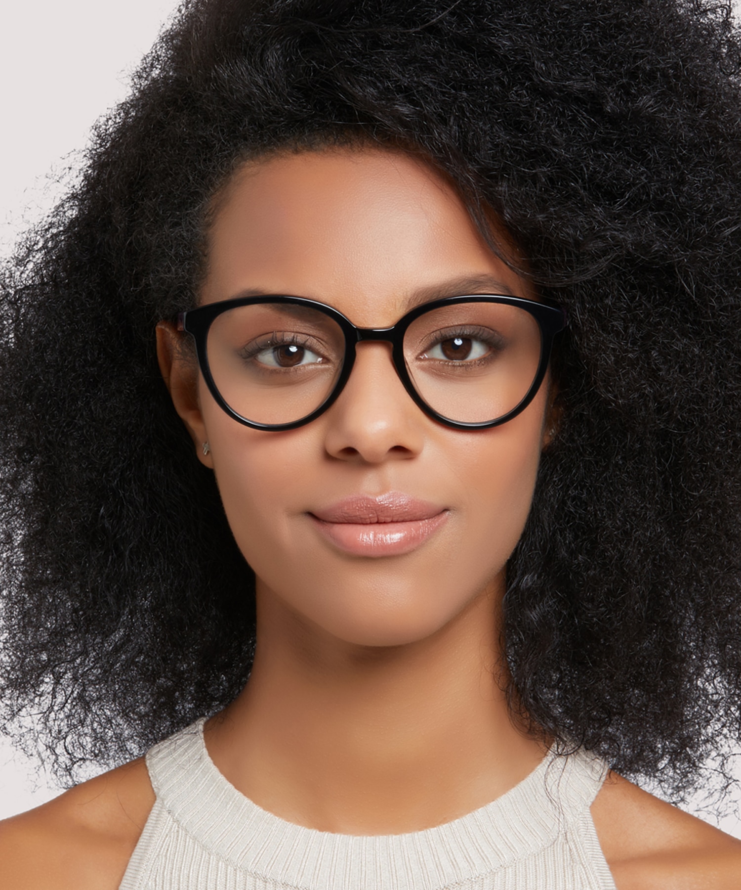 Claire Shiny Black PlasticEyeglass Frames for Women for Glasses Direct