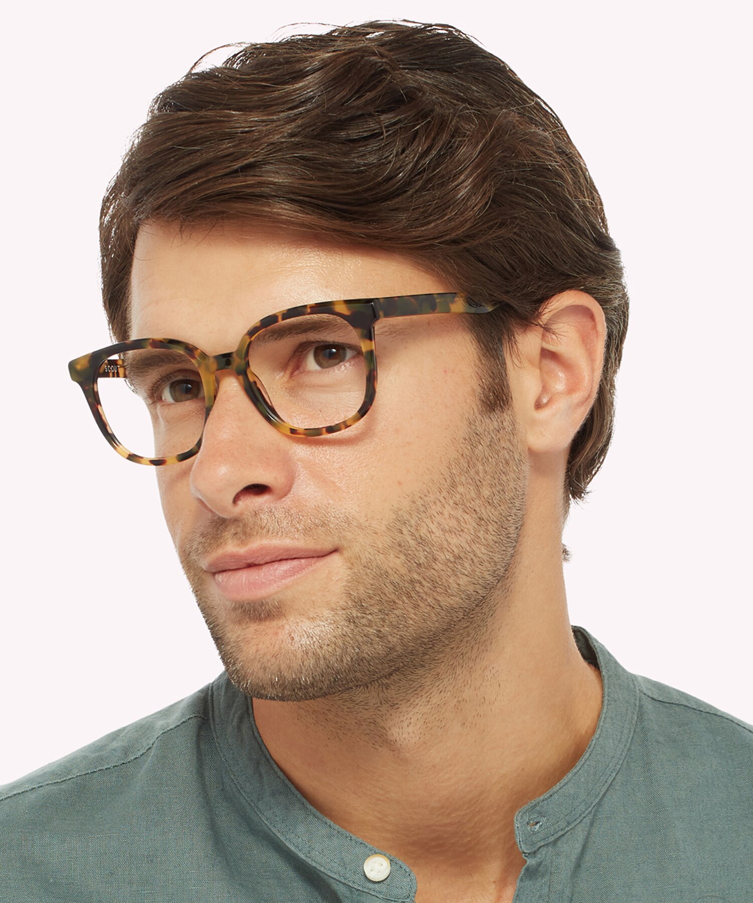 Freddie Yellow Havana AcetateEyeglass Frames for Men for Glasses Direct