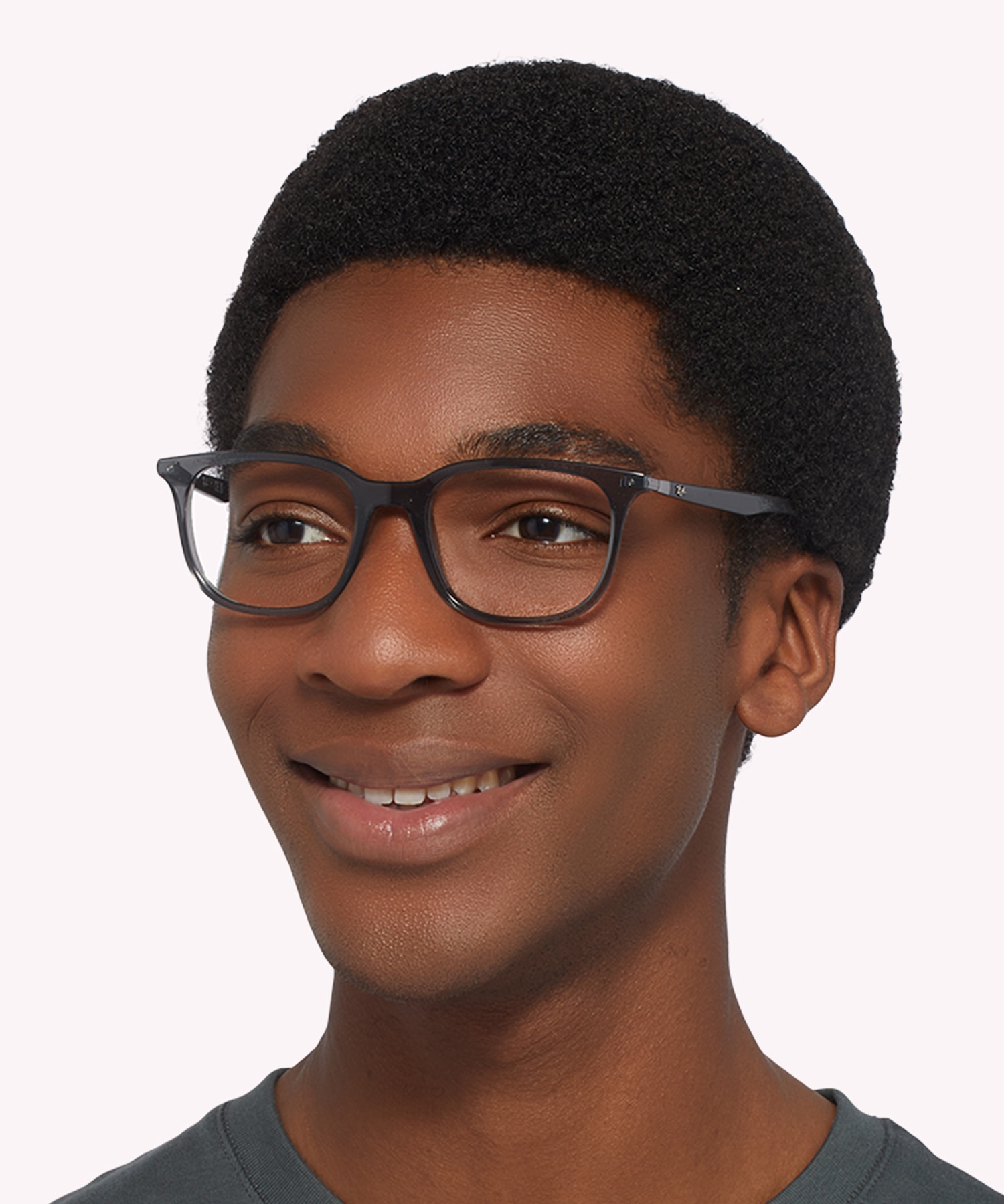 RB7211 Transparent Grey PlasticEyeglass Frames for Men for Glasses Direct