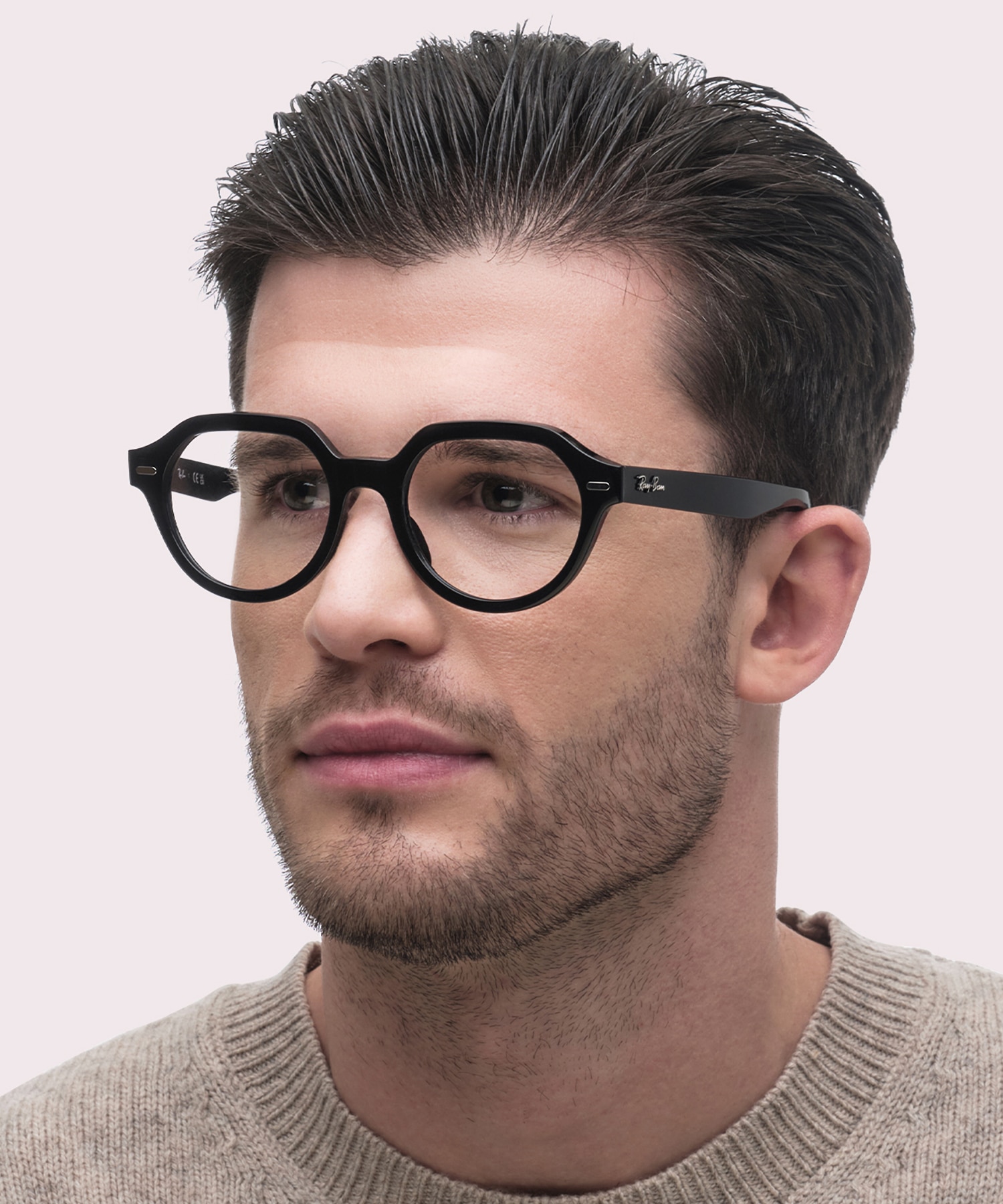 Gina Optics Black PlasticEyeglass Frames for Men for Glasses Direct
