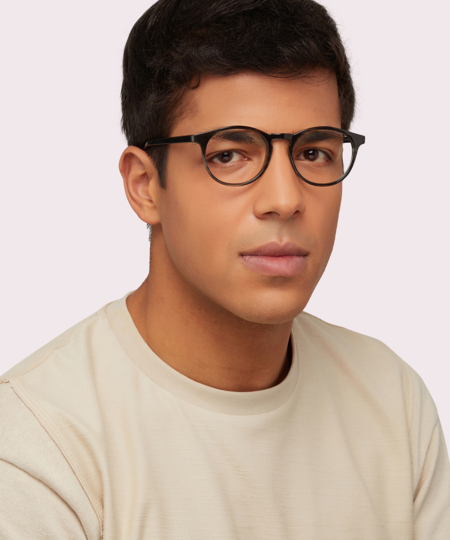 Deon Grey Horn PlasticEyeglass Frames for Men for Glasses Direct