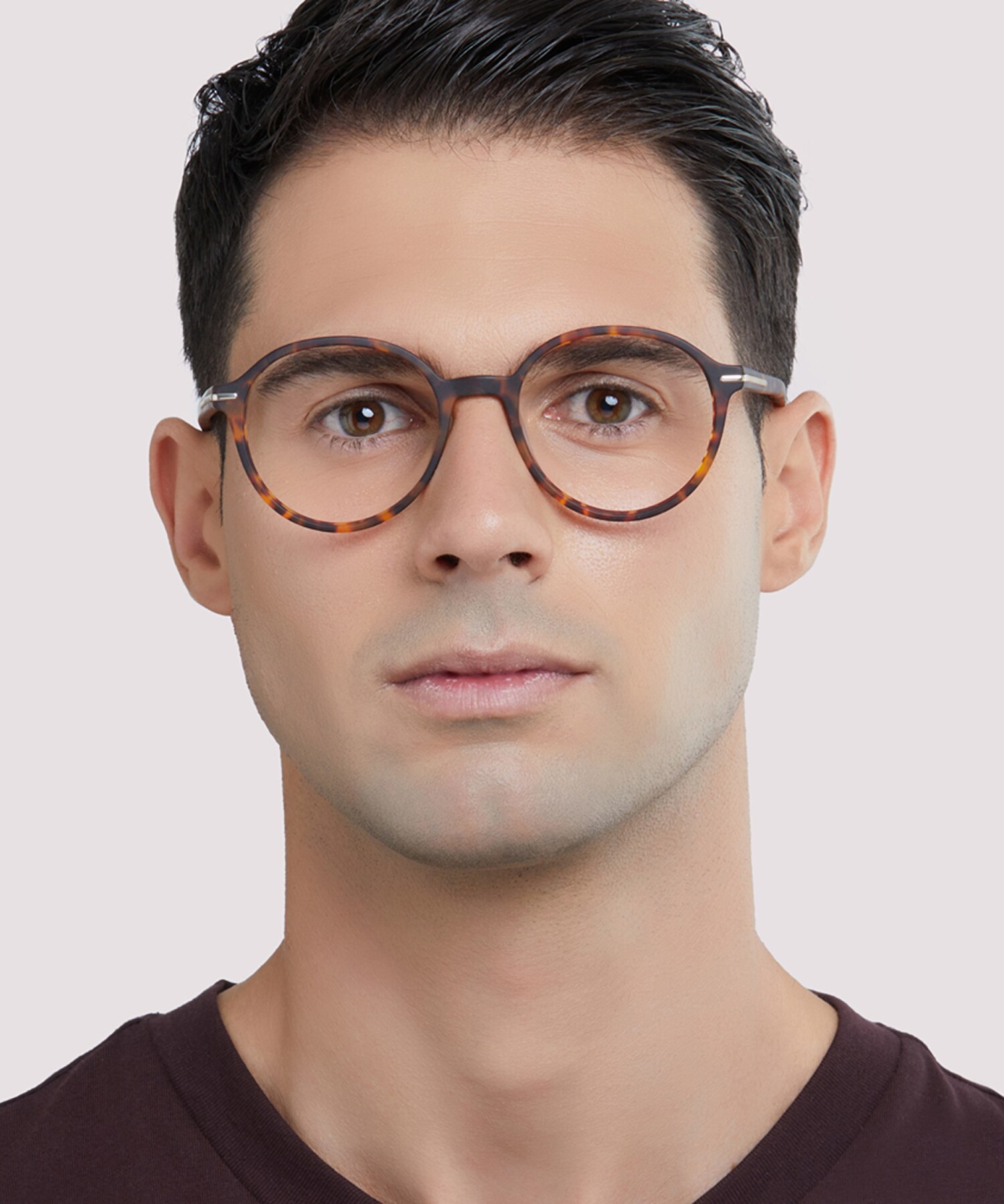 Beckton Matte Havana & Gold AcetateEyeglass Frames for Men for Glasses Direct