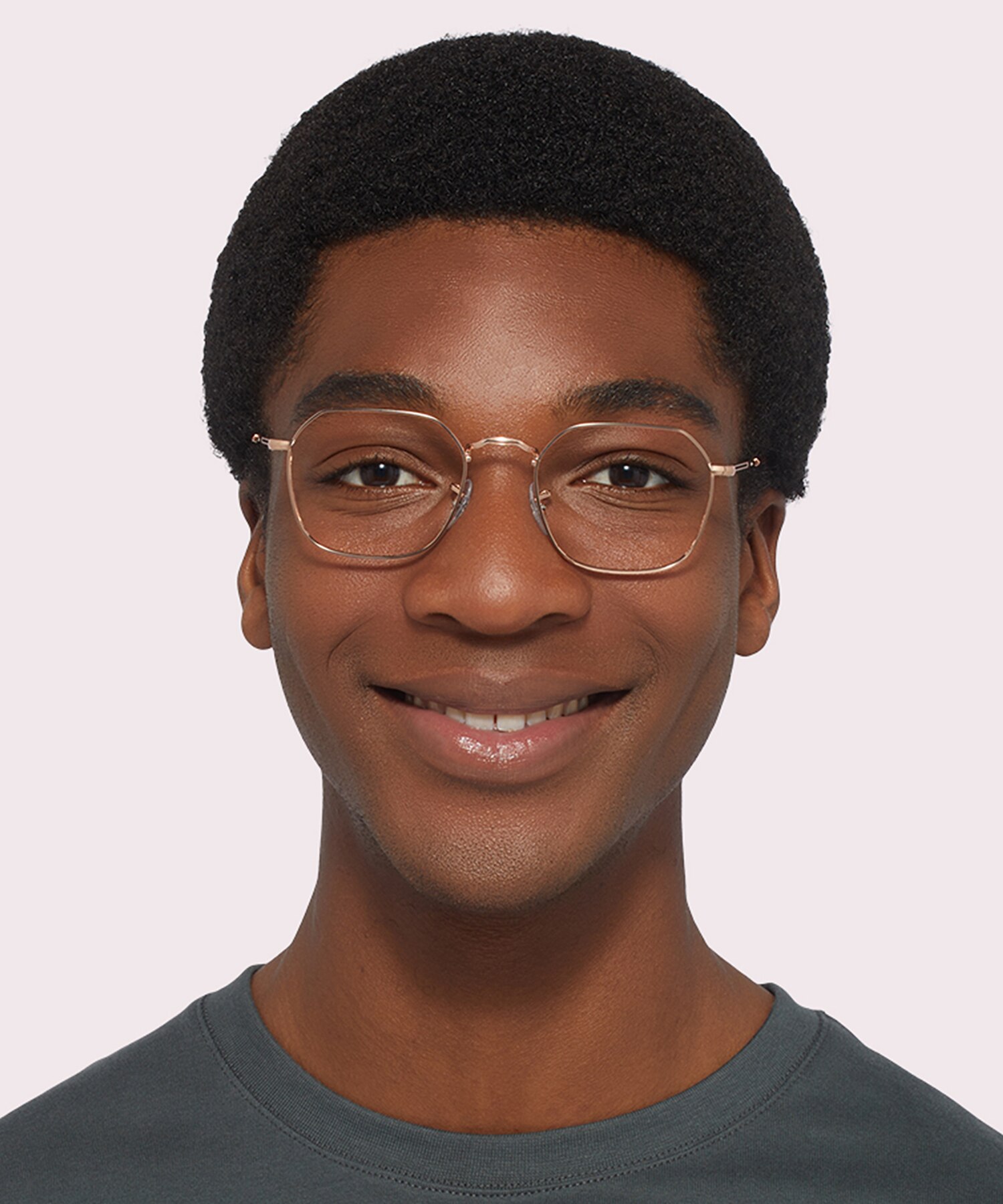 RB3694V Rose Gold MetalEyeglass Frames for Men for Glasses Direct