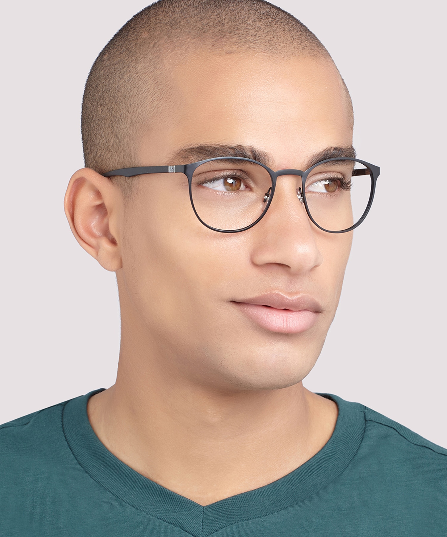 RB6355 Optics Black MetalEyeglass Frames for Men for Glasses Direct