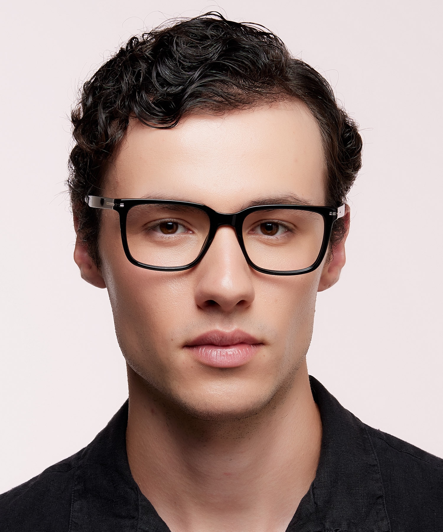 BOSS 1602 Black PlasticEyeglass Frames for Men for Glasses Direct