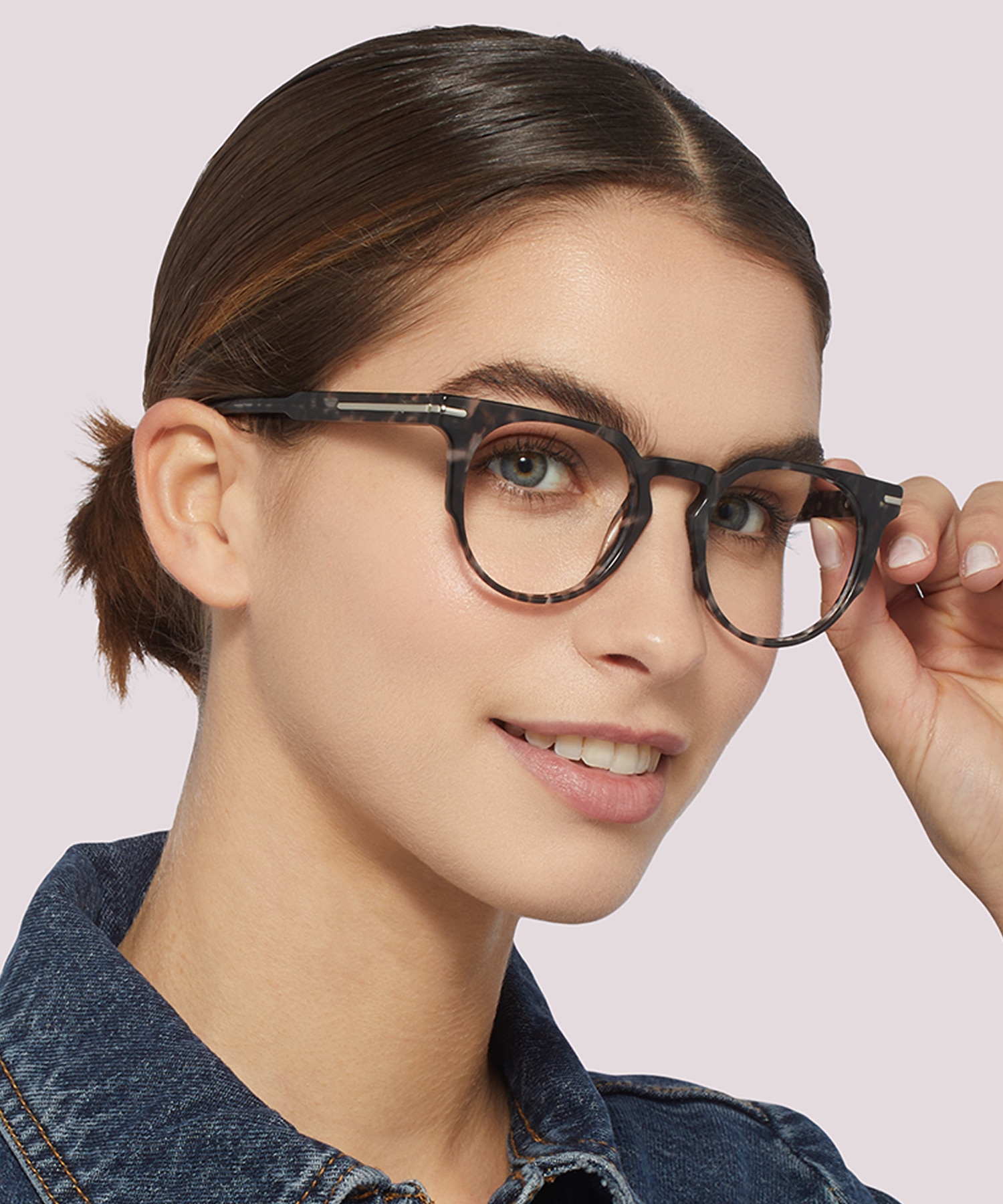 Goldhawk Grey Havana AcetateEyeglass Frames for Women for Glasses Direct