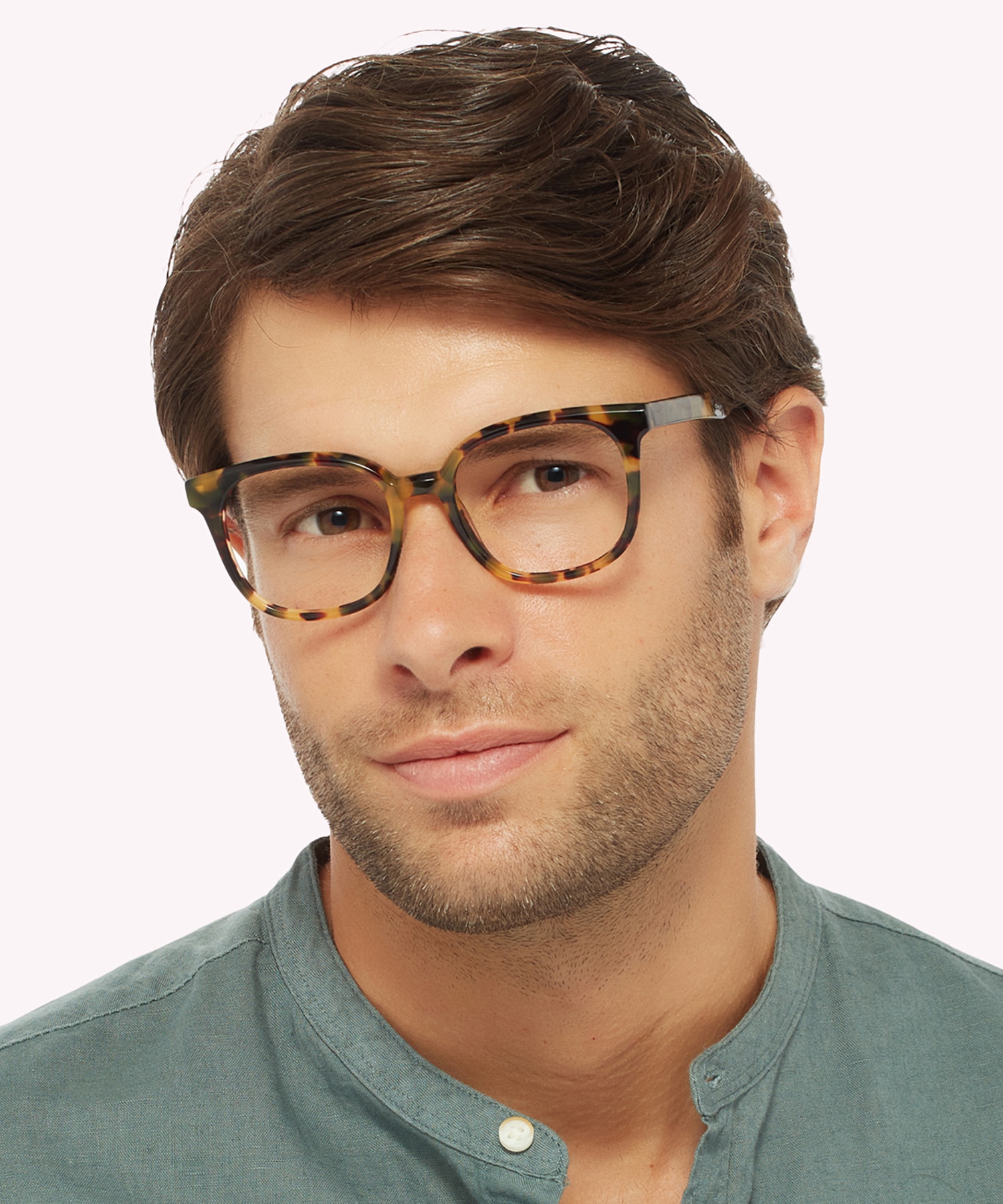 Freddie Yellow Havana AcetateEyeglass Frames for Men for Glasses Direct