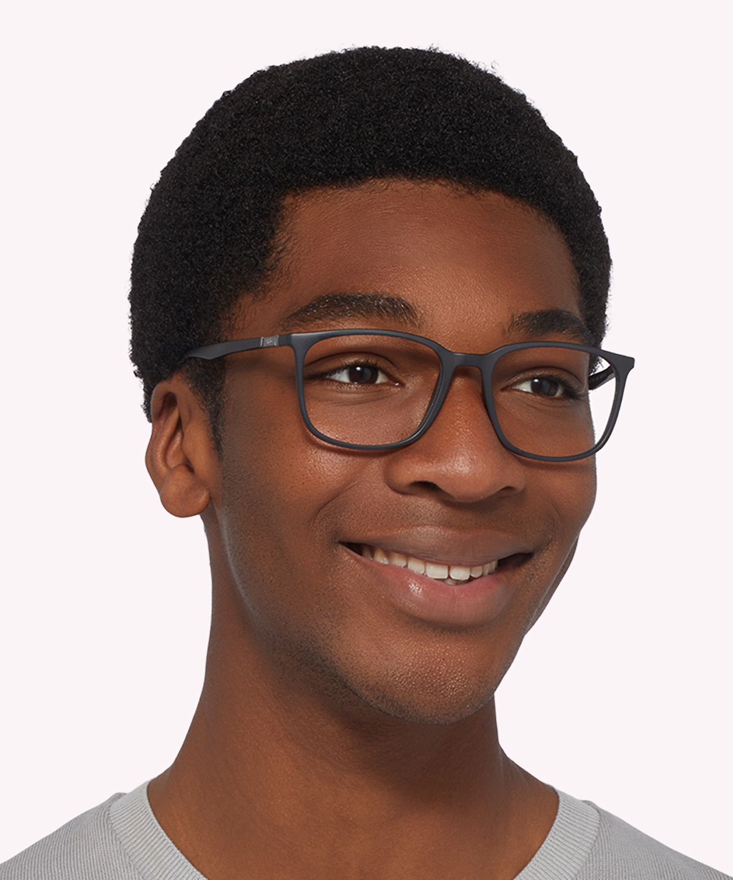 RB7199 Optics Liteforce Black PlasticEyeglass Frames for Men for Glasses Direct