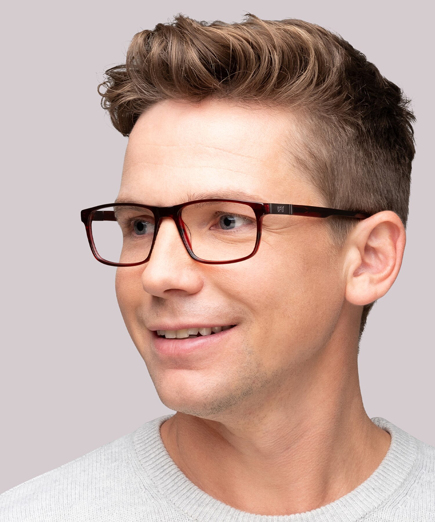CTO 3013 Red PlasticEyeglass Frames for Men for Glasses Direct