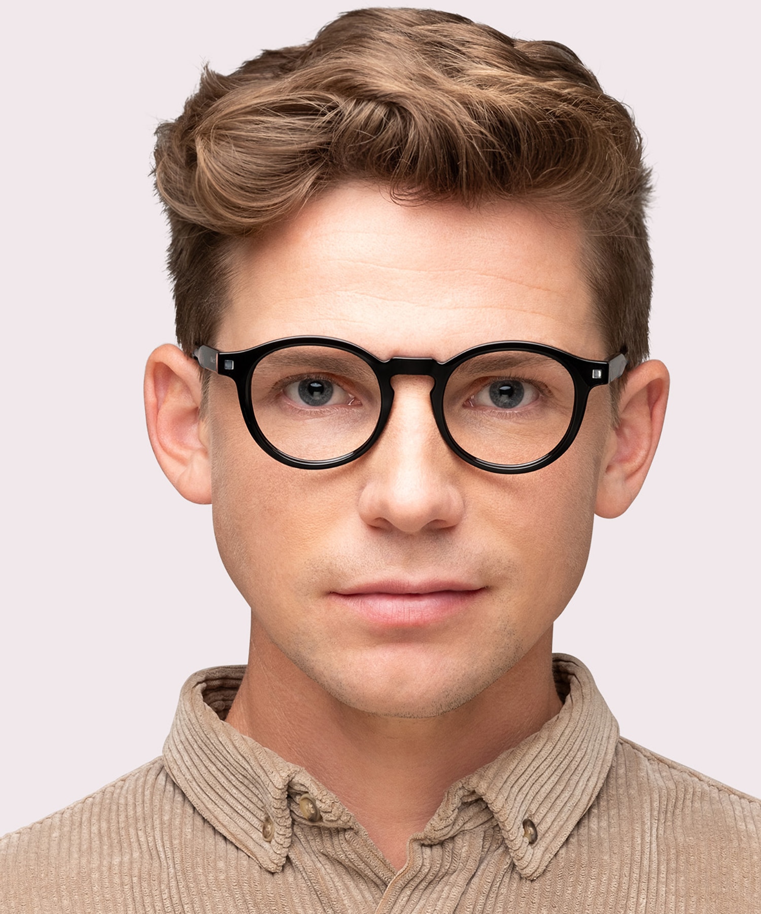 PLD D492 Black PlasticEyeglass Frames for Men for Glasses Direct