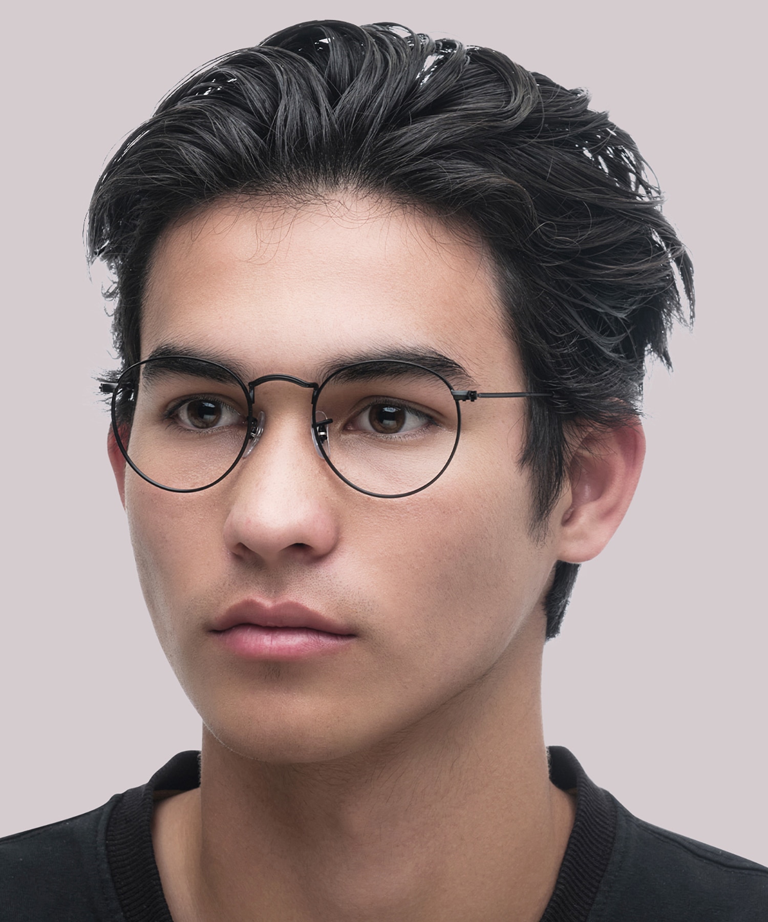 RB3447V Black MetalEyeglass Frames for Men for Glasses Direct