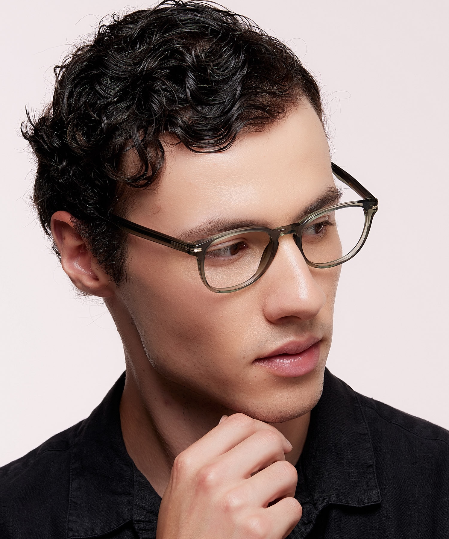 BOSS 1601 Green AcetateEyeglass Frames for Men for Glasses Direct