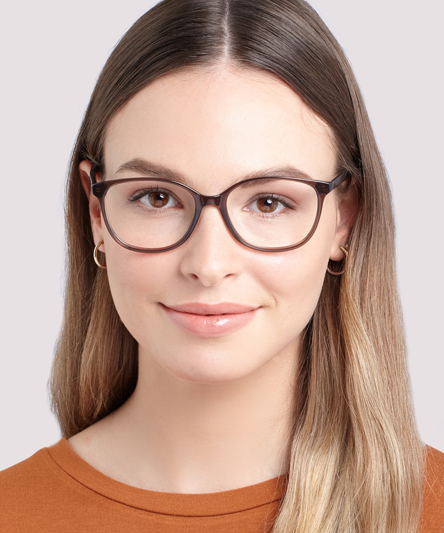 Alora Brown AcetateEyeglass Frames for Women for Glasses Direct