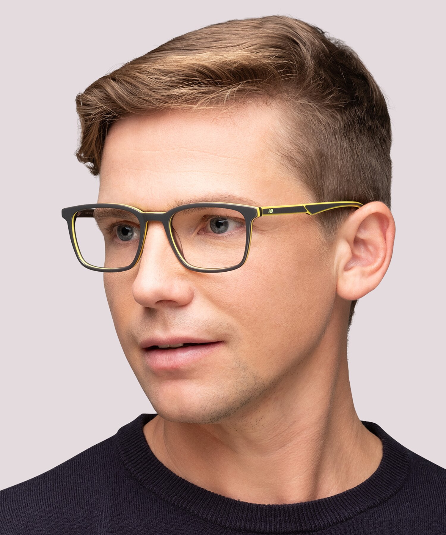 NB4163 Grey AcetateEyeglass Frames for Men for Glasses Direct