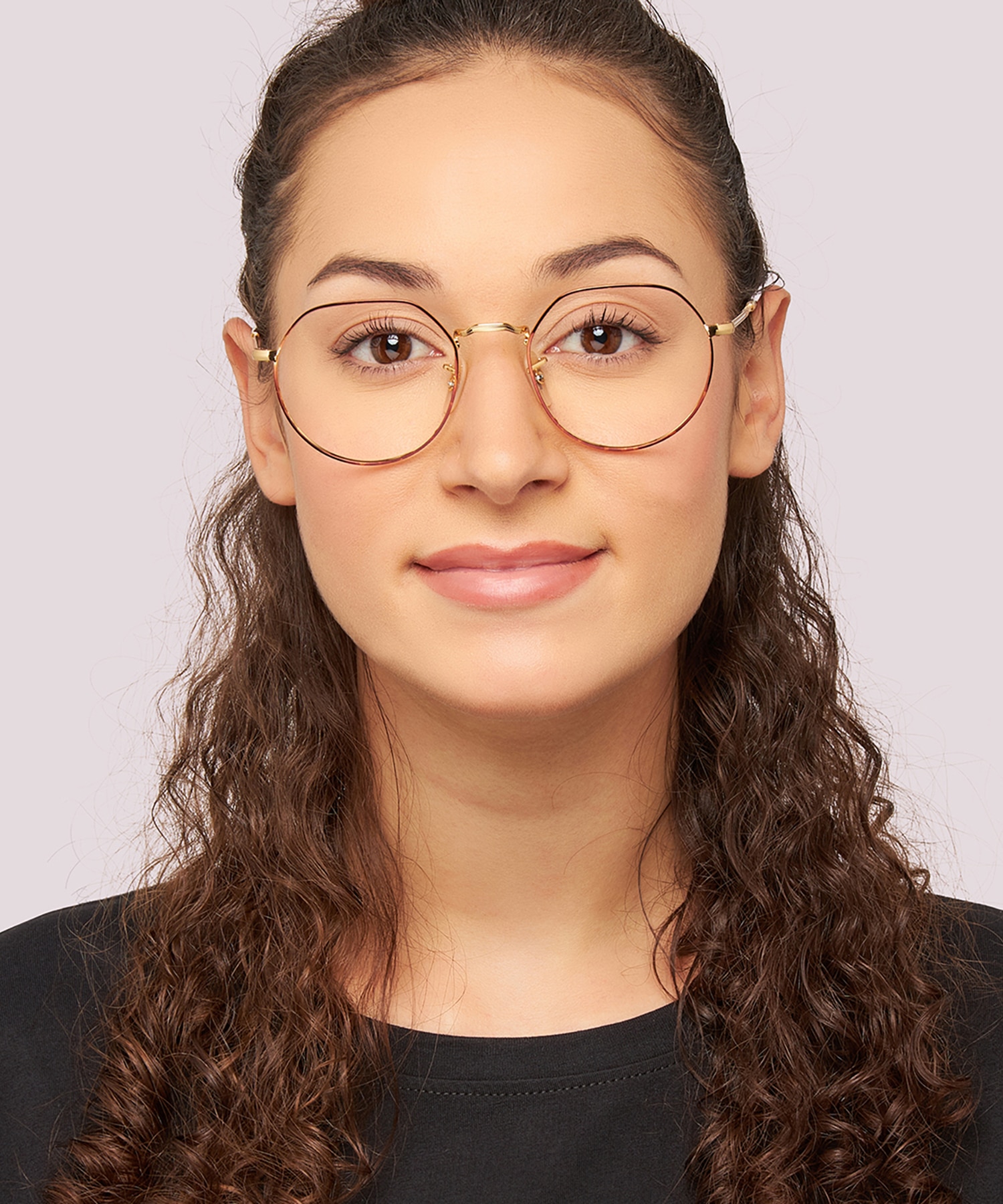 RB6465 Havana On Gold MetalEyeglass Frames for Women for Glasses Direct