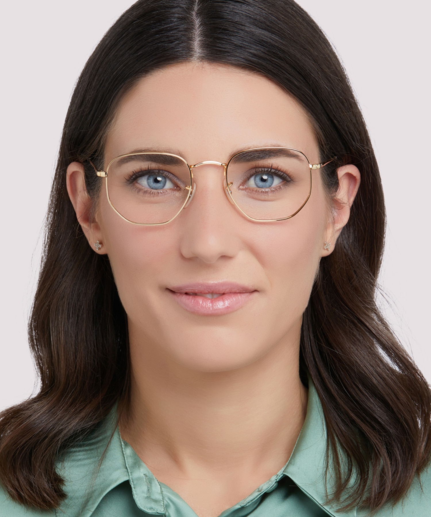 RB6448 Arista Gold MetalEyeglass Frames for Women for Glasses Direct