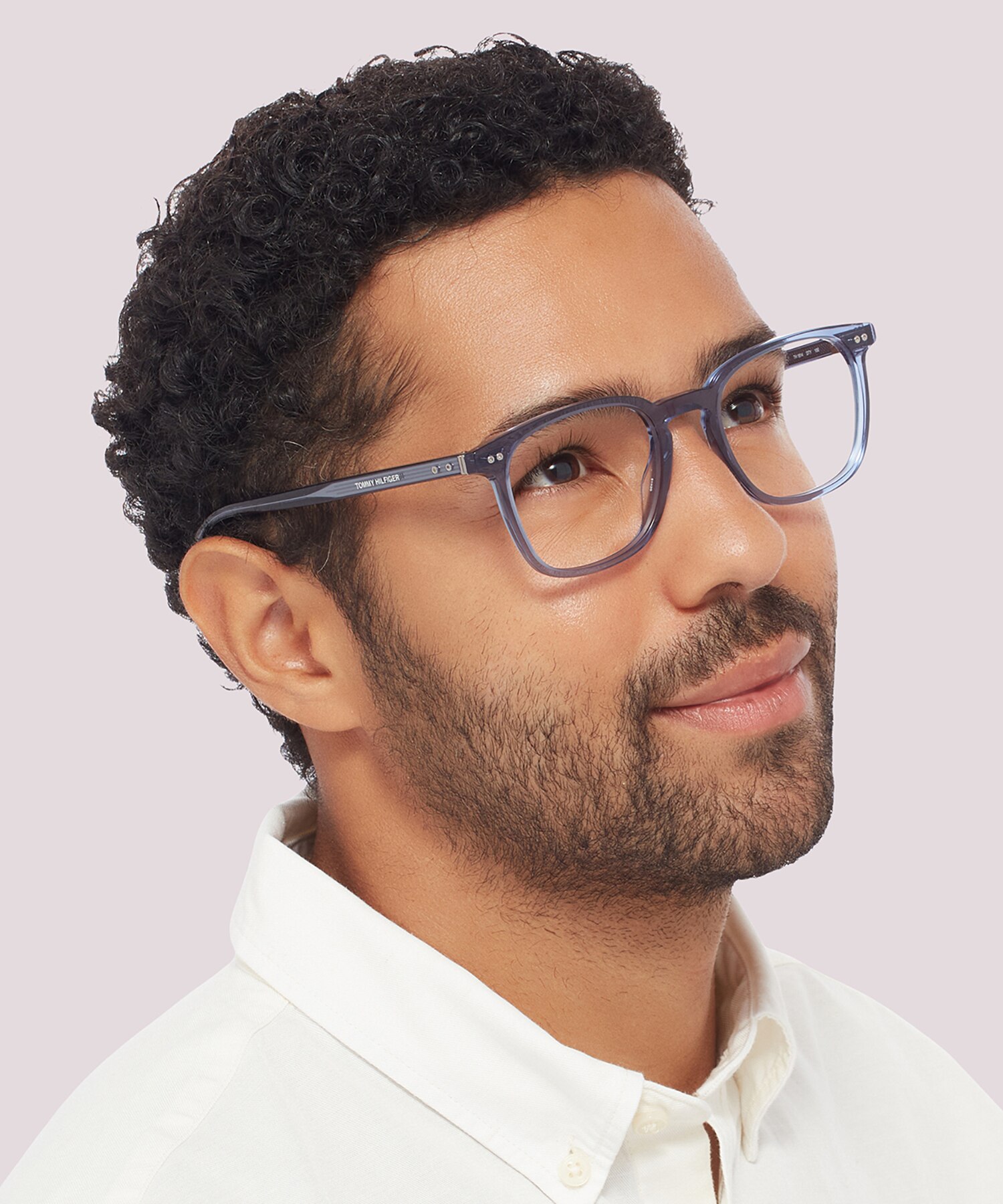 TH 1814 Blue Silver AcetateEyeglass Frames for Men for Glasses Direct