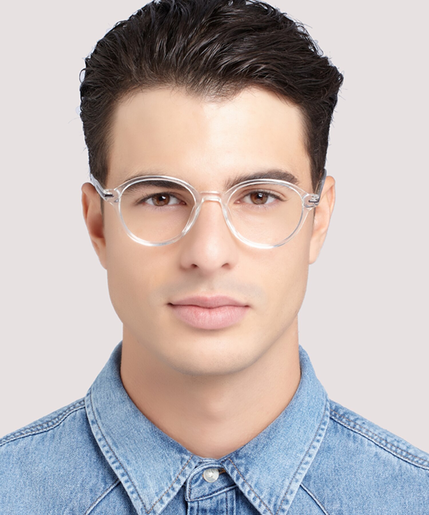 Canary Shiny Crystal AcetateEyeglass Frames for Men for Glasses Direct