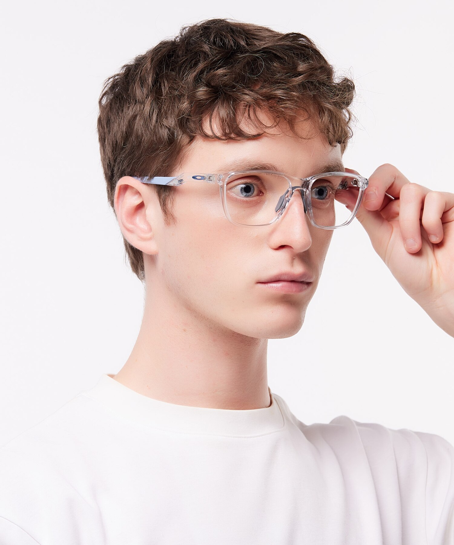 Futurity RS Polished Clear PlasticEyeglass Frames for Men for Glasses Direct