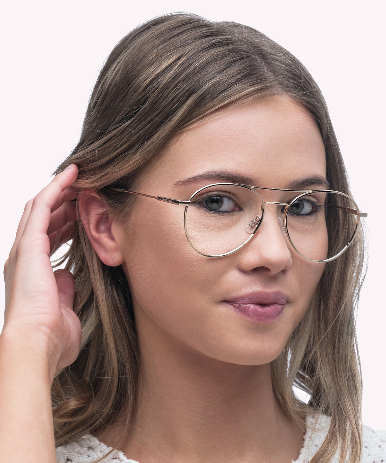 TJ 0088 Gold MetalSunglass Frames for Women for Glasses Direct