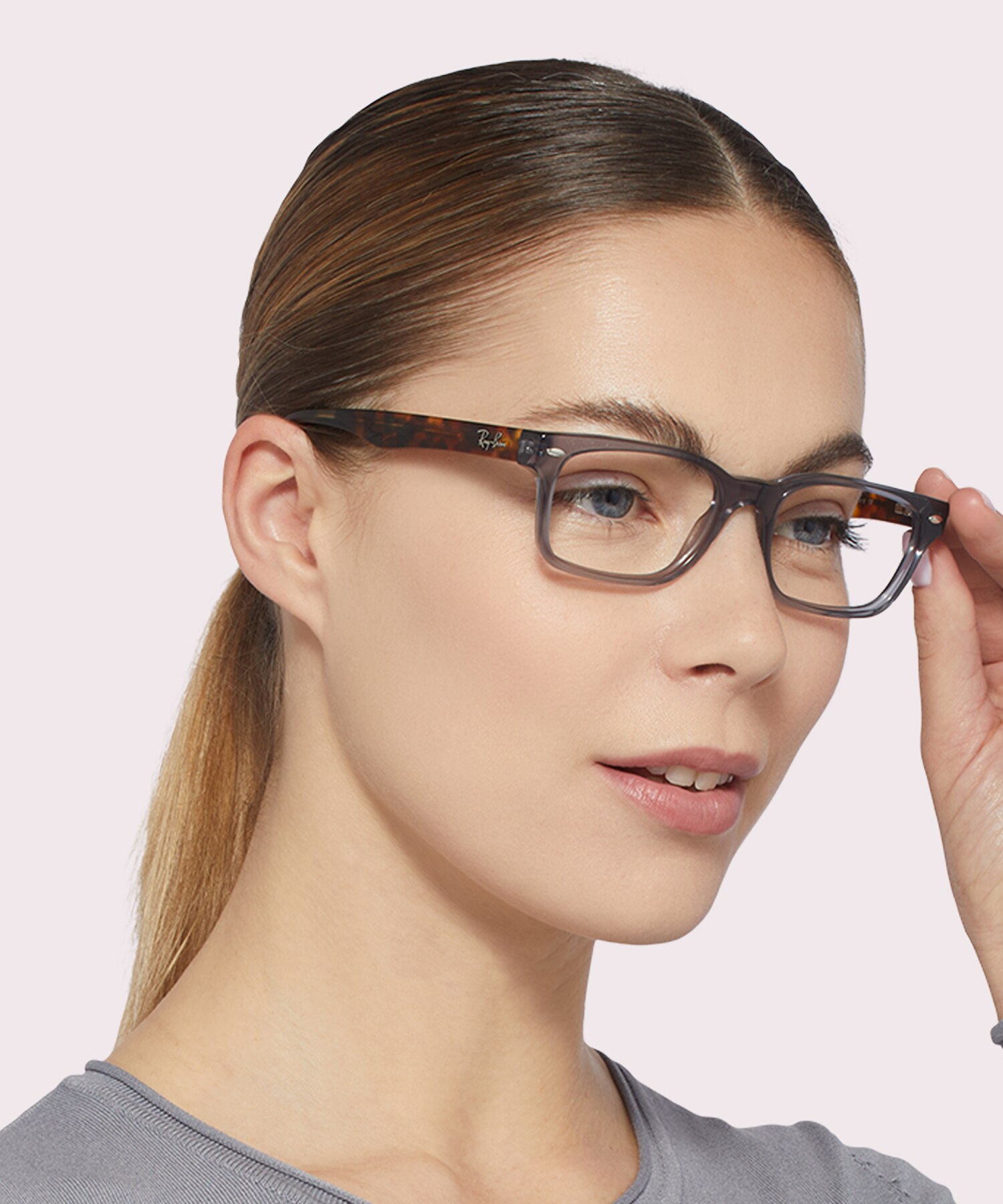 RB5286 Grey AcetateEyeglass Frames for Women for Glasses Direct