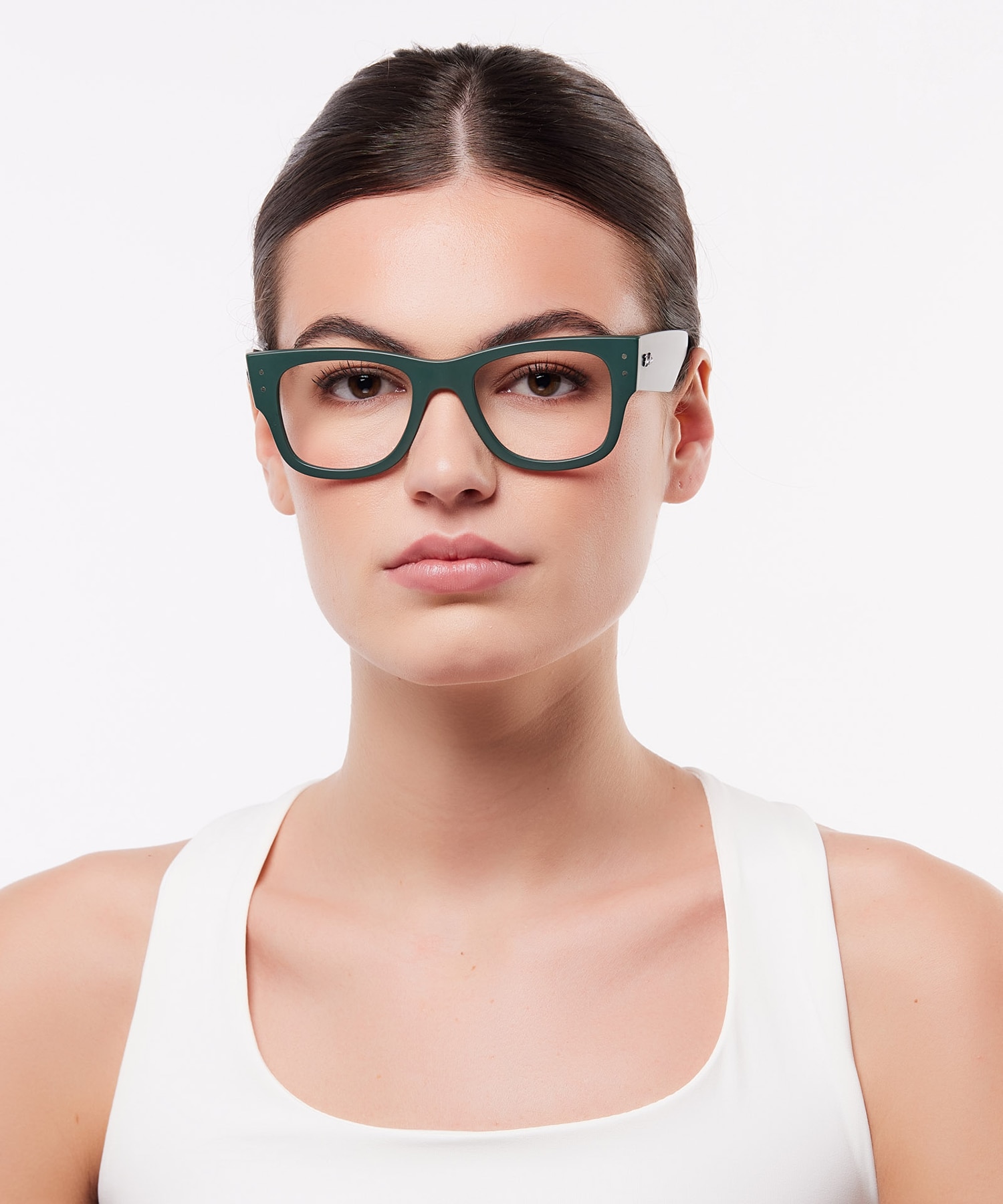 RB7840V Sand Green PlasticEyeglass Frames for Women for Glasses Direct