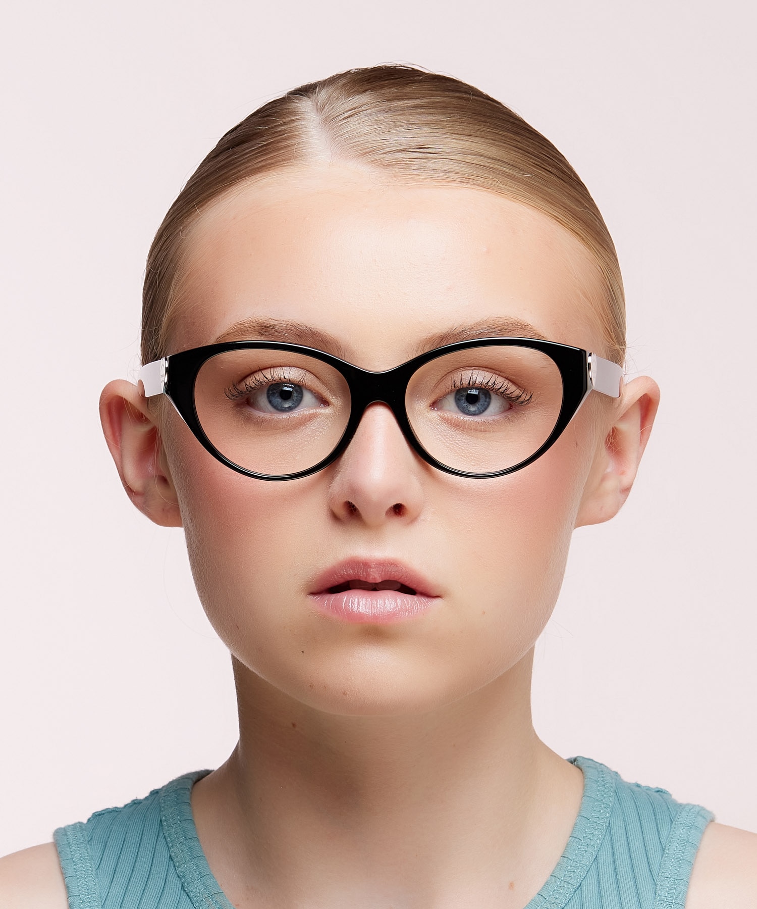 TF2244 Black AcetateEyeglass Frames for Women for Glasses Direct
