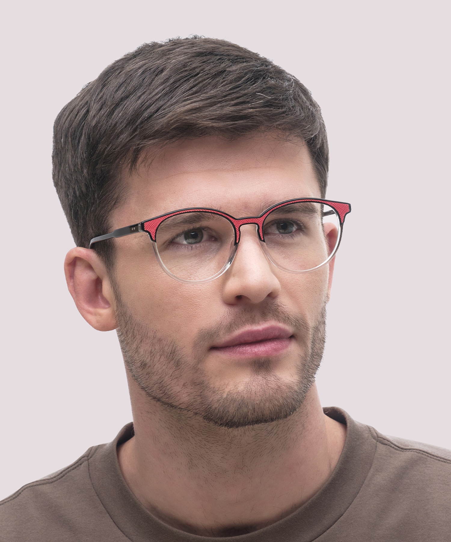 Harrow Red AcetateEyeglass Frames for Men for Glasses Direct